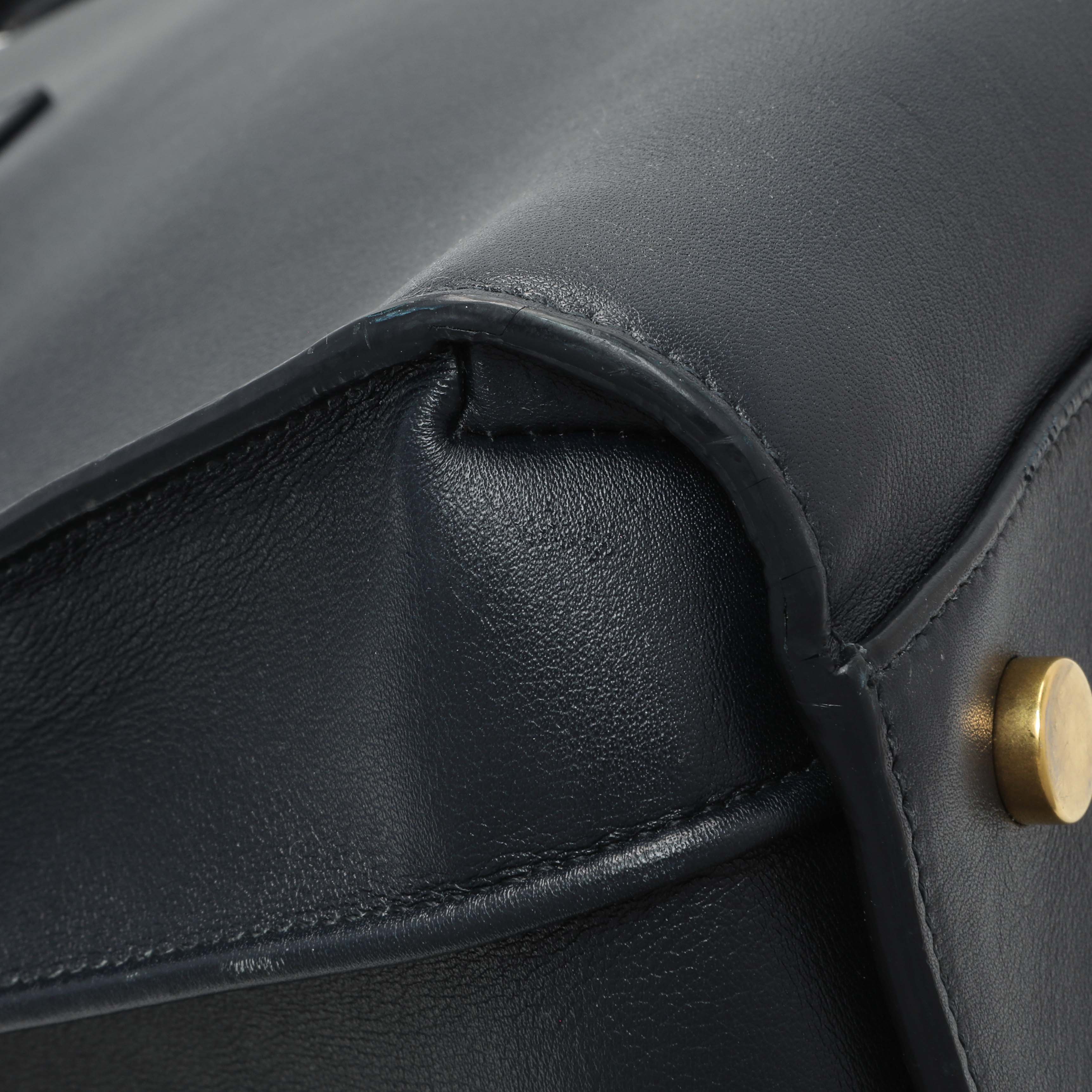 Saint Laurent Navy Calfskin Large Sac De Jour - Image 6