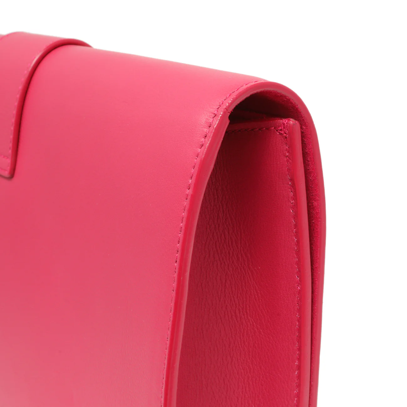Saint Laurent Pink Calfskin Y Ligne Clutch - Image 12