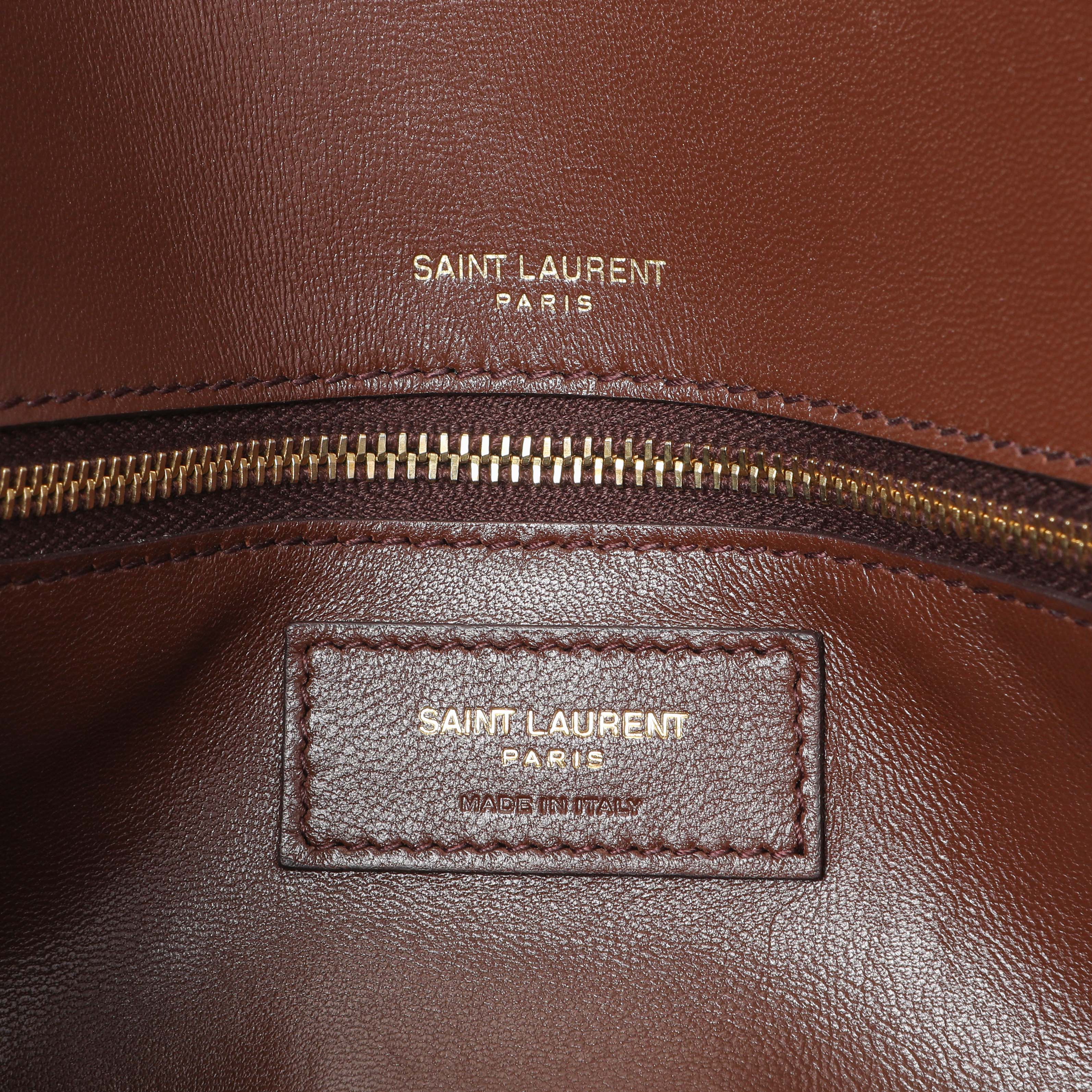 Saint Laurent Raffia Monogram Tassel Kate 99 - Image 5