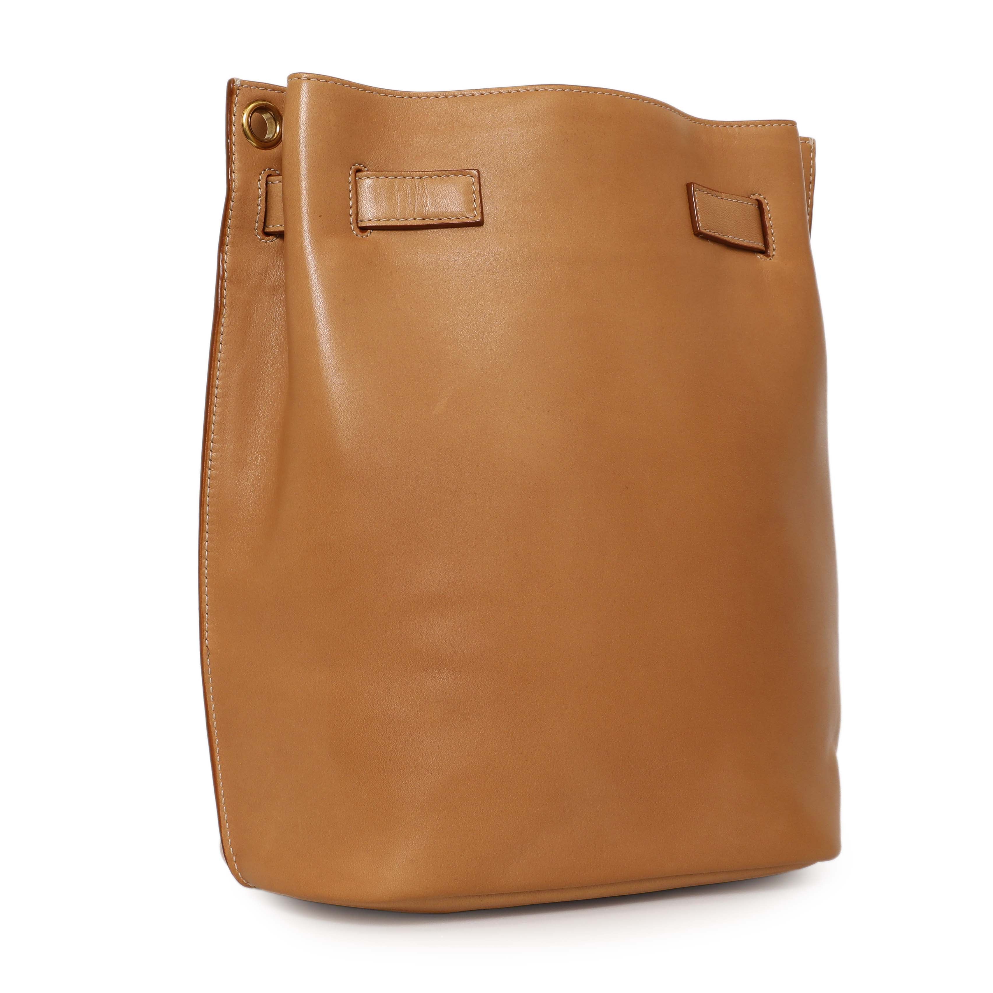 Saint Laurent Seau Calfskin Bucket Bag - Image 2