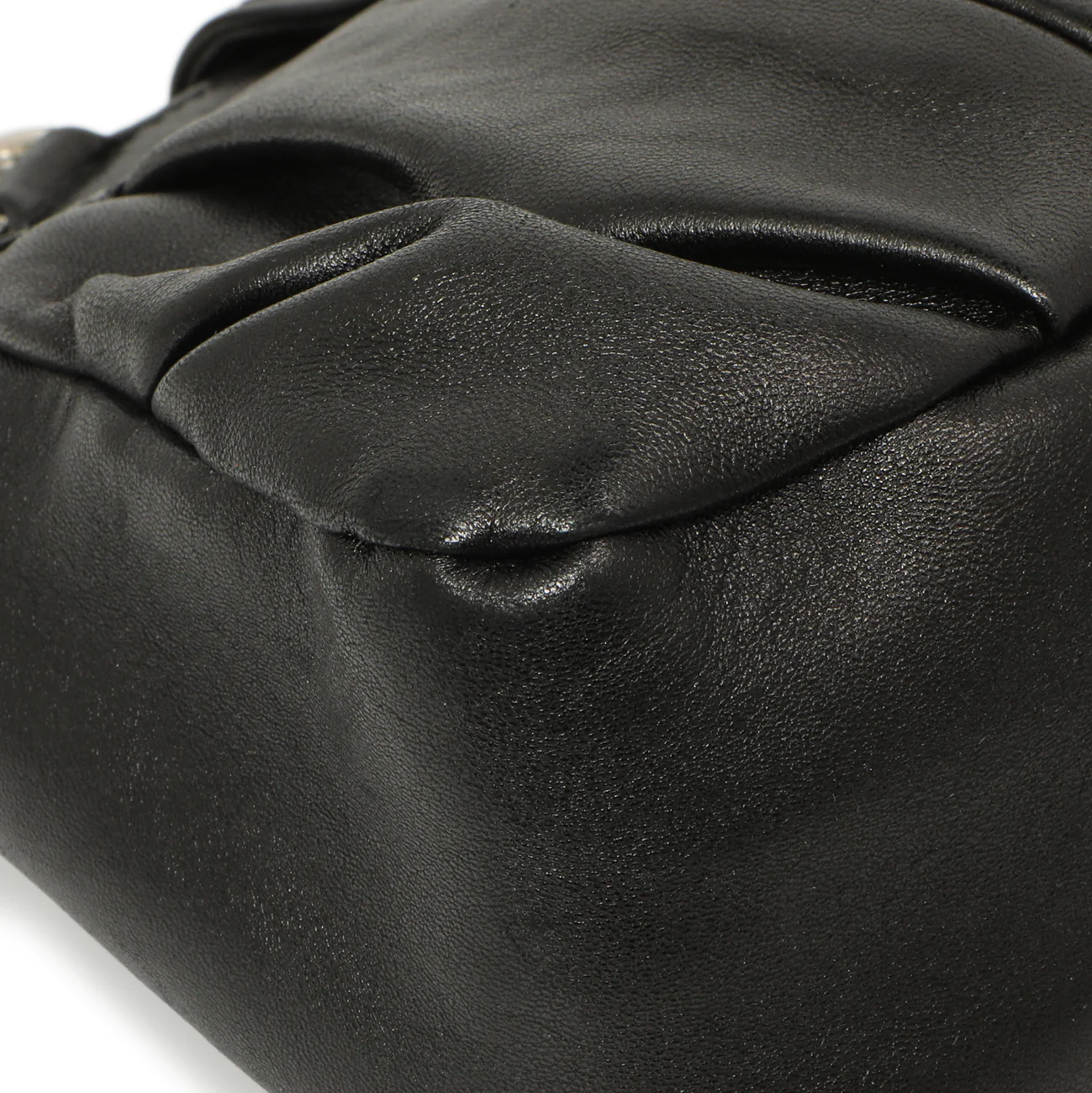 Salvatore Ferragamo Black Calfskin Gancini Bag - Image 9