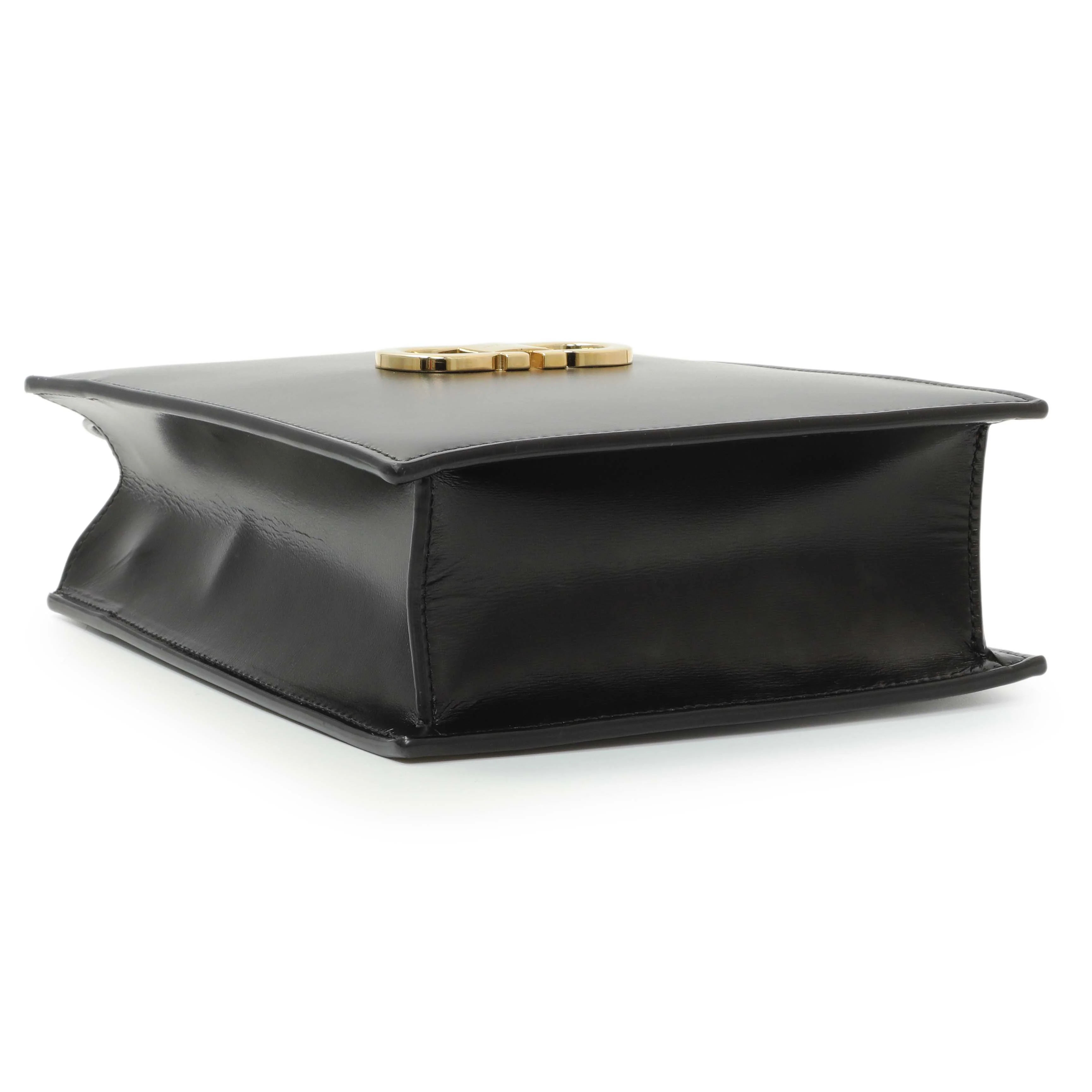 Salvatore Ferragamo Black Calfskin Mini Tote - Image 4
