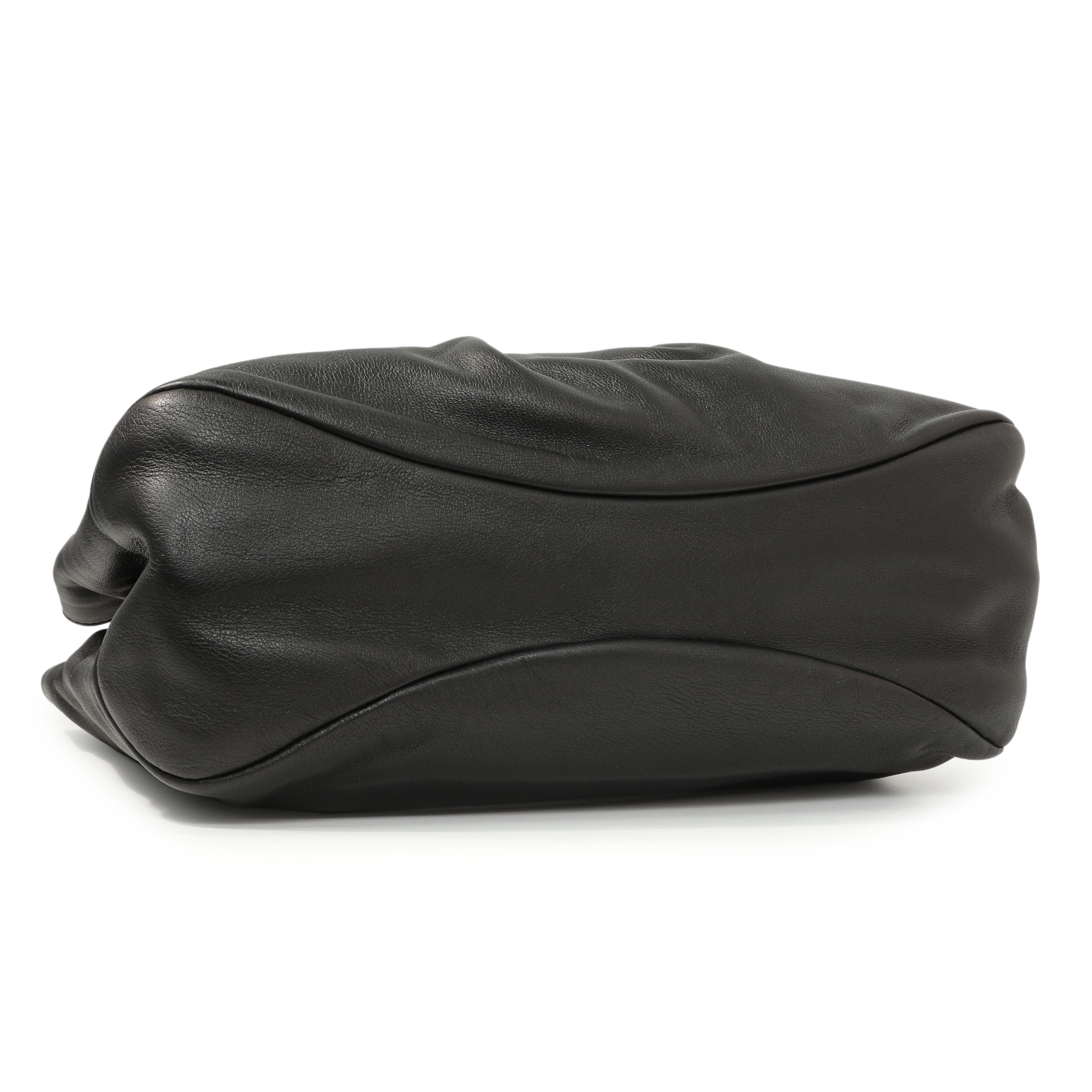 Salvatore Ferragamo Black Calfskin Vara Tote - Image 3