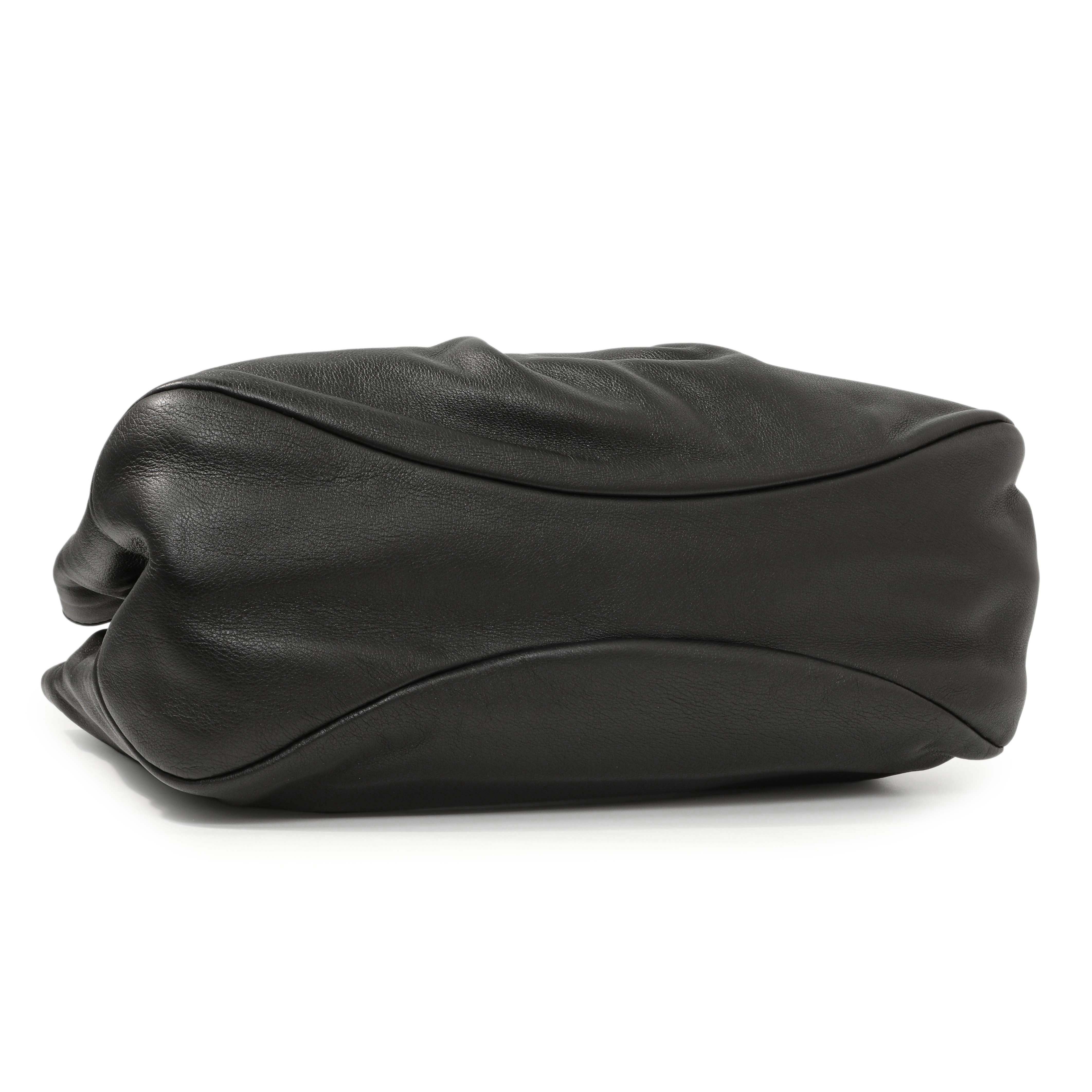 Salvatore Ferragamo Black Calfskin Vara Tote - Image 3