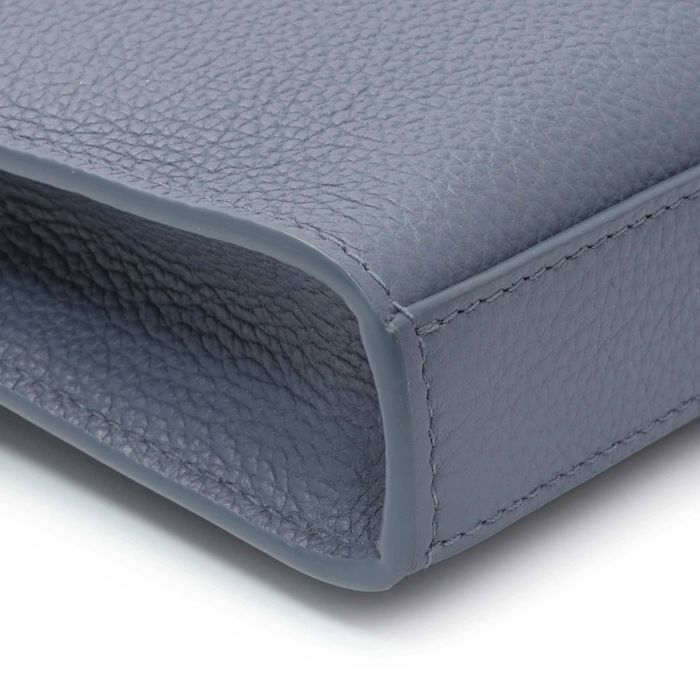 Salvatore Ferragamo Blue Twin Pouch with Gancini Buckles - Image 6