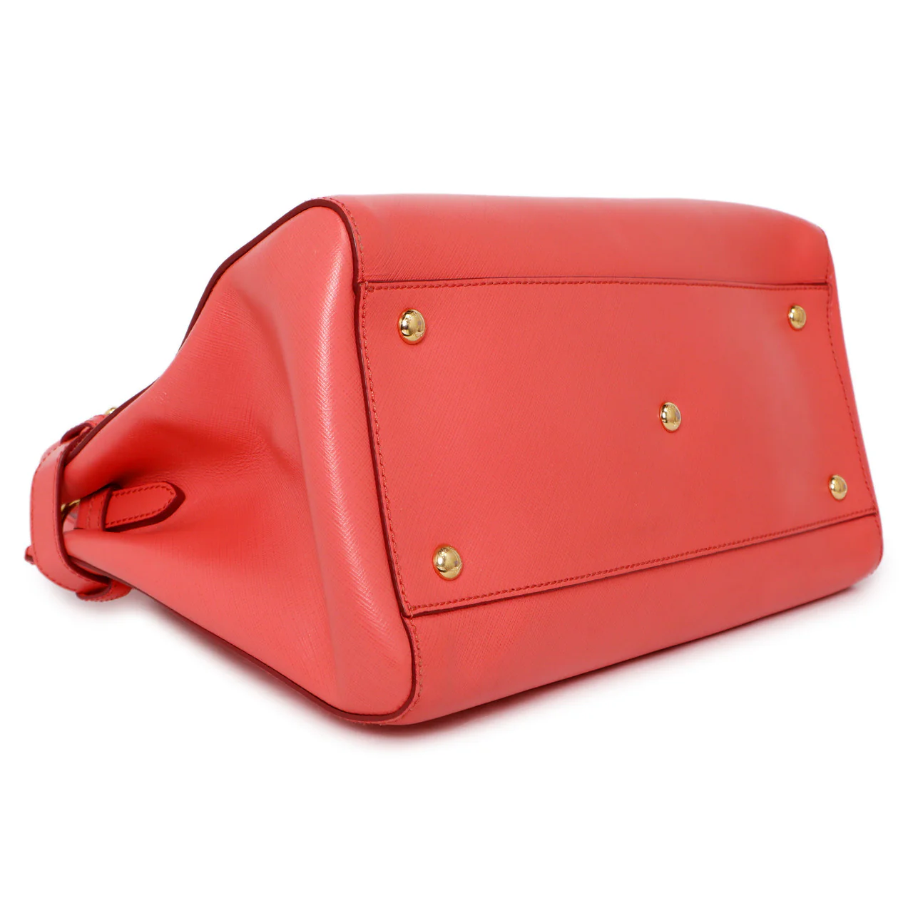 Salvatore Ferragamo Coral Saffiano Beky Tote - Image 3