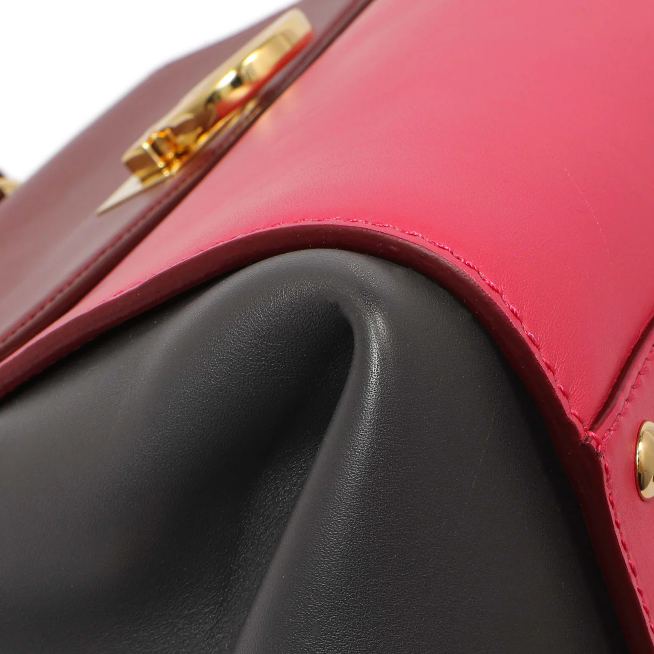 Salvatore Ferragamo Multicolor Calfskin Sofia Shoulder Bag - Image 4