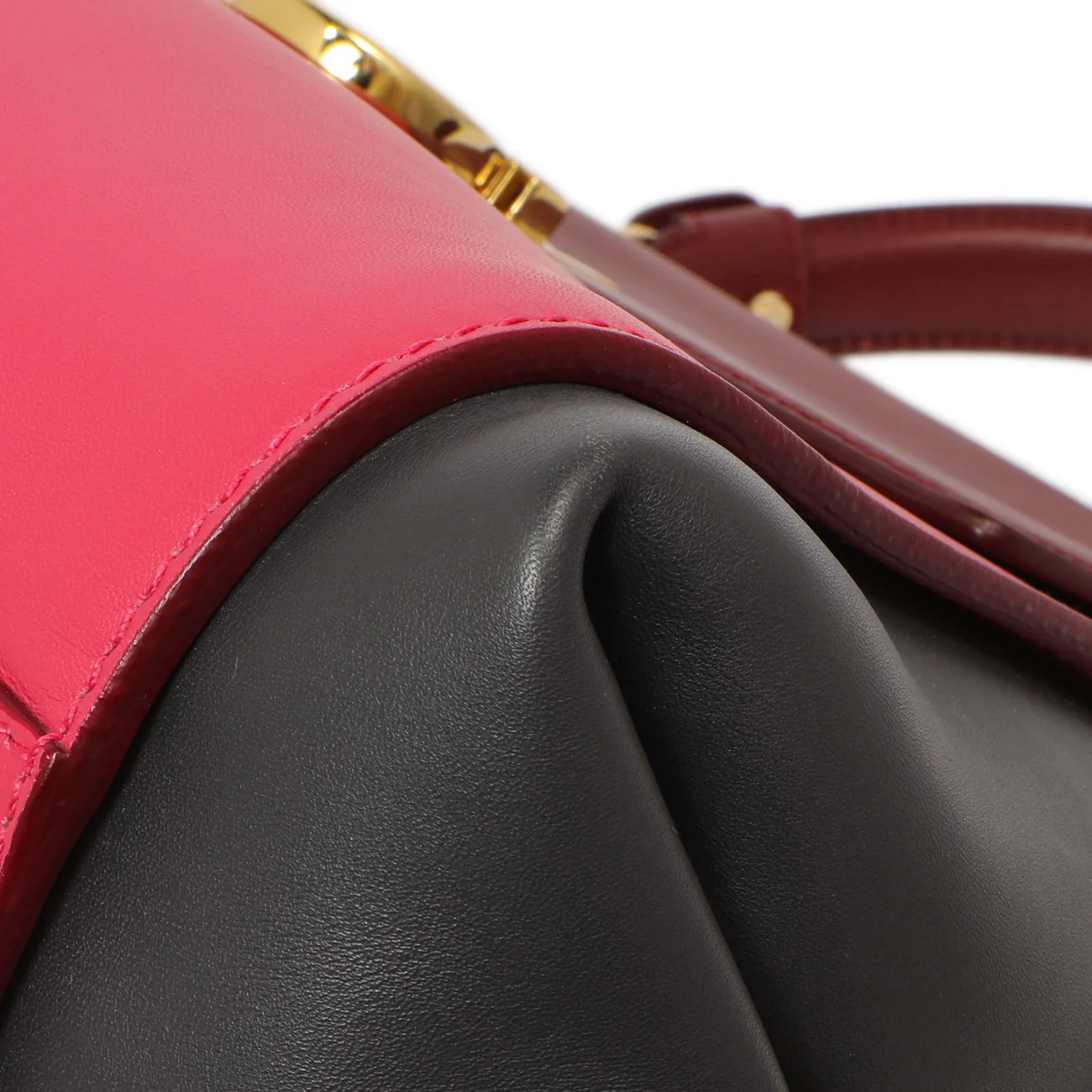 Salvatore Ferragamo Multicolor Calfskin Sofia Shoulder Bag - Image 5