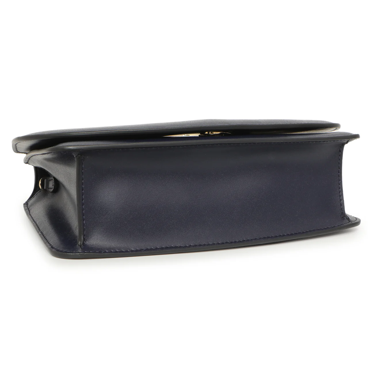 Salvatore Ferragamo Navy Calfskin Vela Crossbody Bag - Image 3