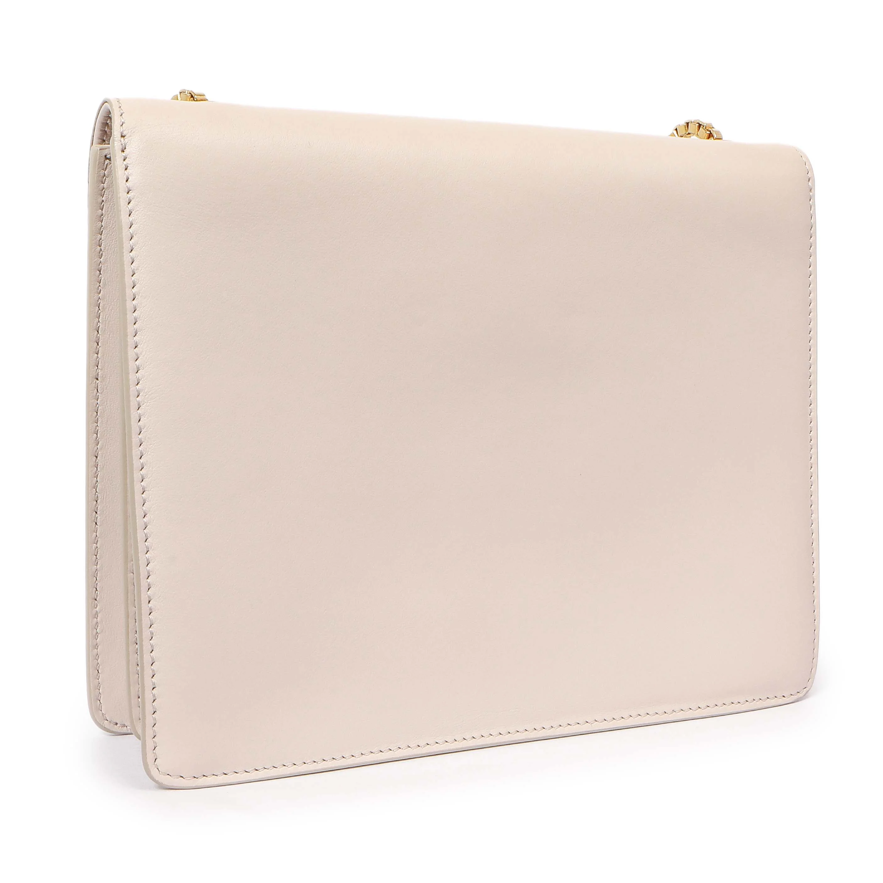 Salvatore Ferragamo Nude Calfskin Thalia Crossbody Bag - Image 3