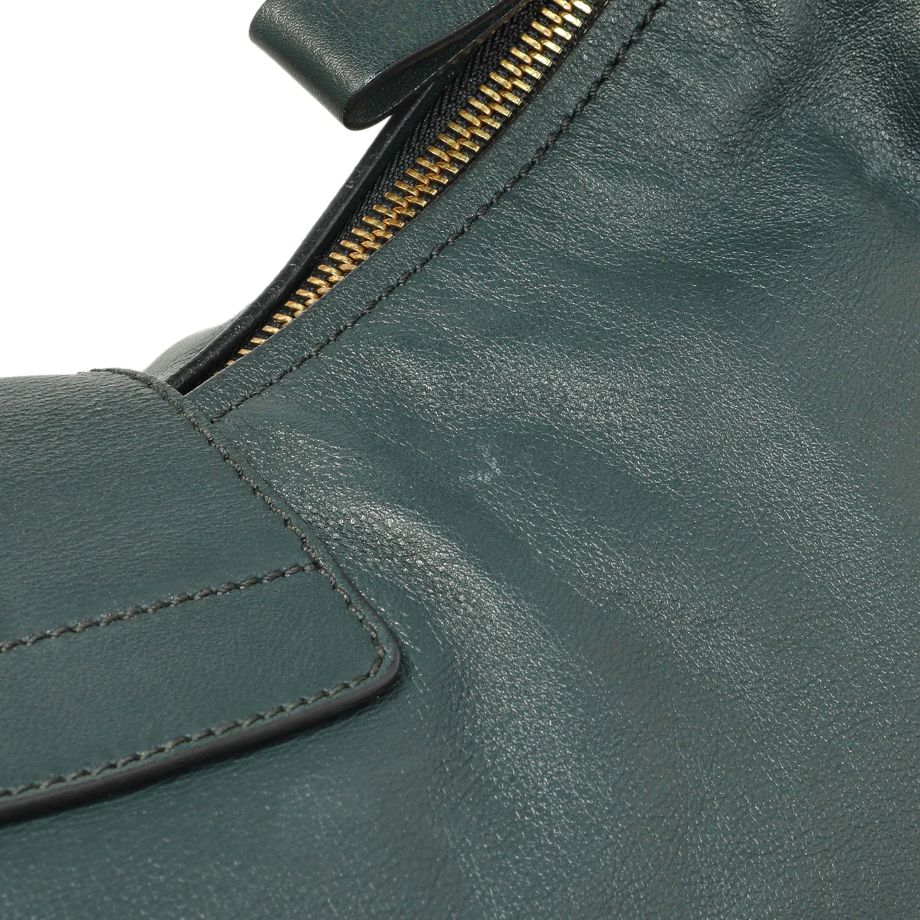 Salvatore Ferragamo Teal Calfskin Fanisa Gancini Hobo - Image 11