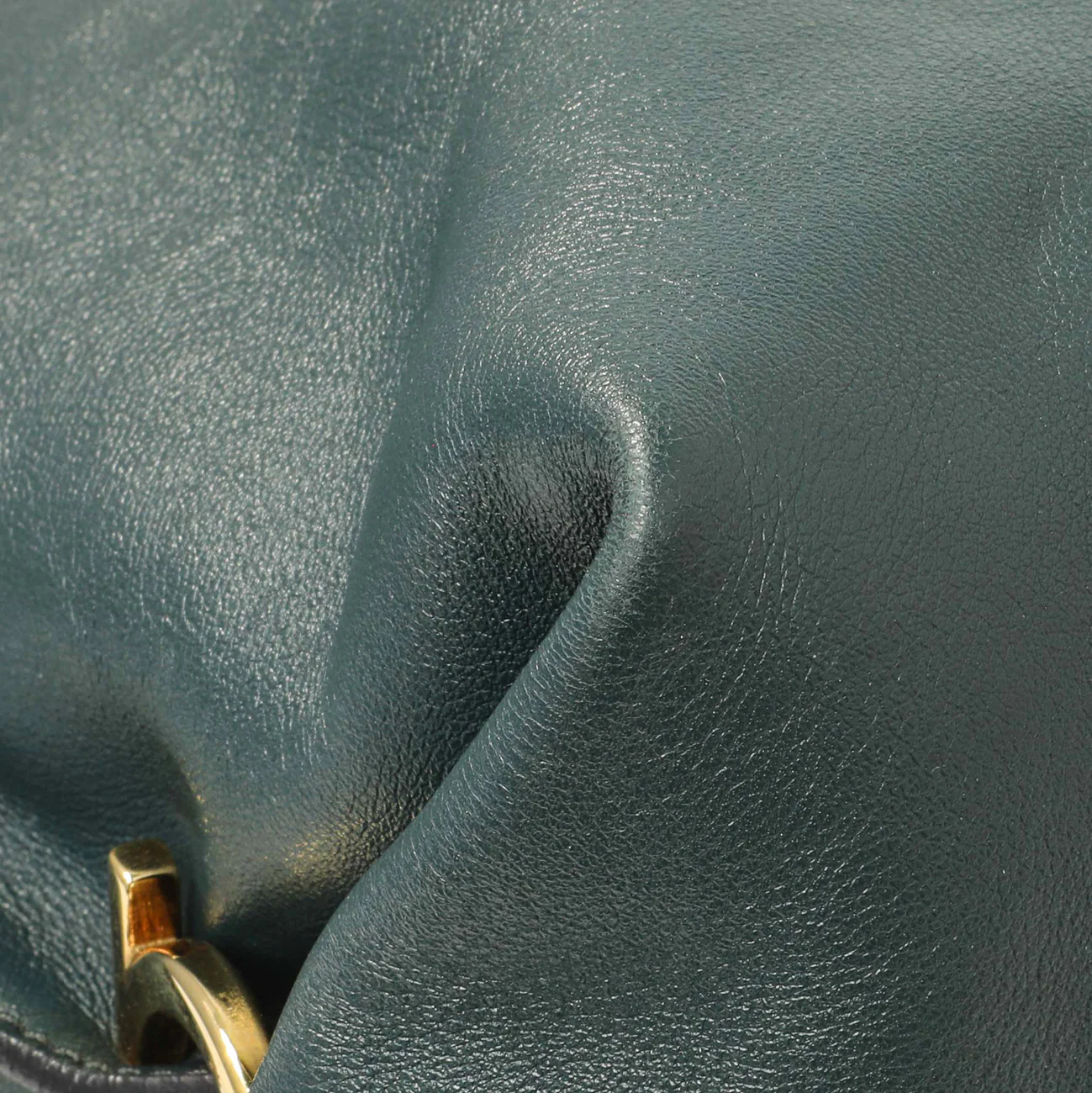 Salvatore Ferragamo Teal Calfskin Fanisa Gancini Hobo - Image 4