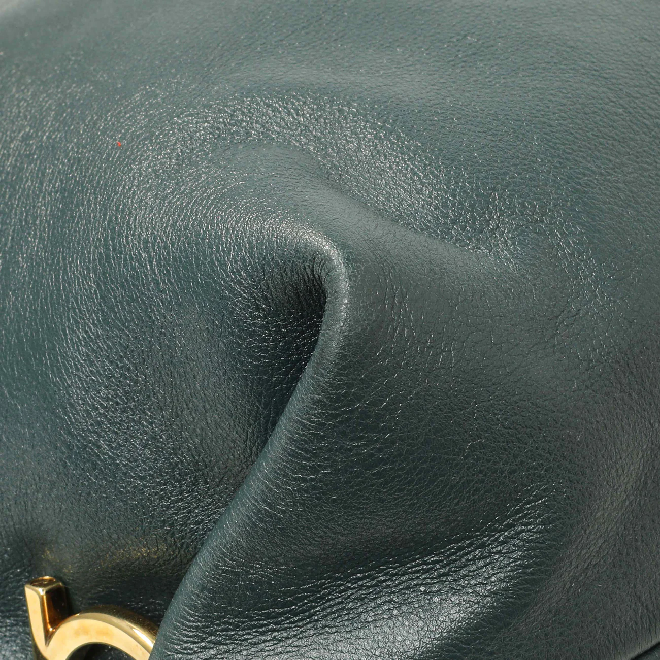 Salvatore Ferragamo Teal Calfskin Fanisa Gancini Hobo - Image 6