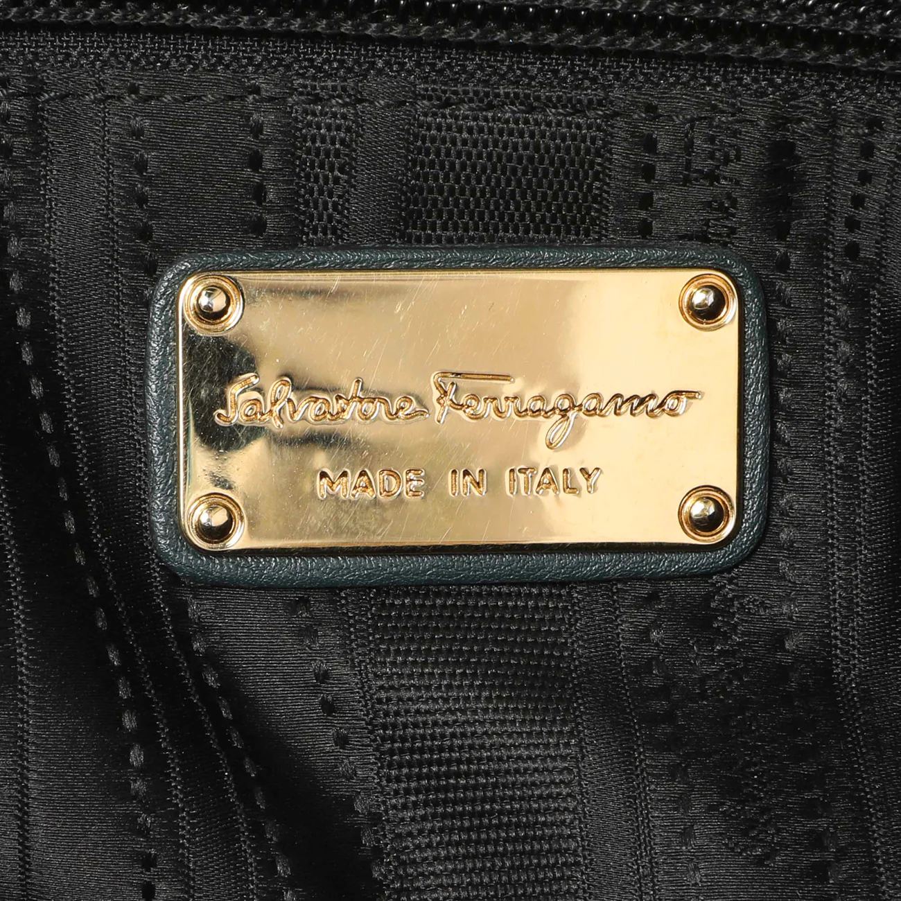 Salvatore Ferragamo Teal Calfskin Fanisa Gancini Hobo - Image 9
