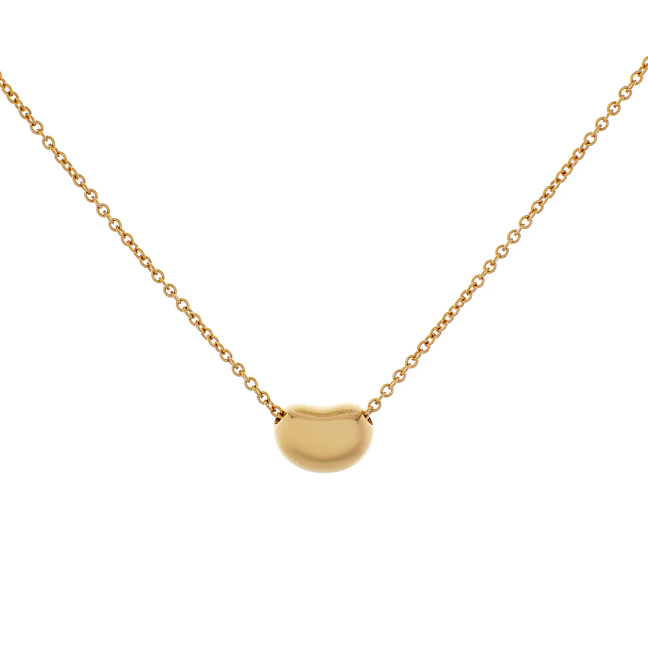 Tiffany & Co. 18K Rose Gold 9mm Bean Pendant - Image 2