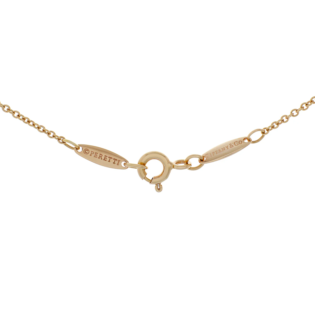 Tiffany & Co. 18K Rose Gold 9mm Bean Pendant - Image 3