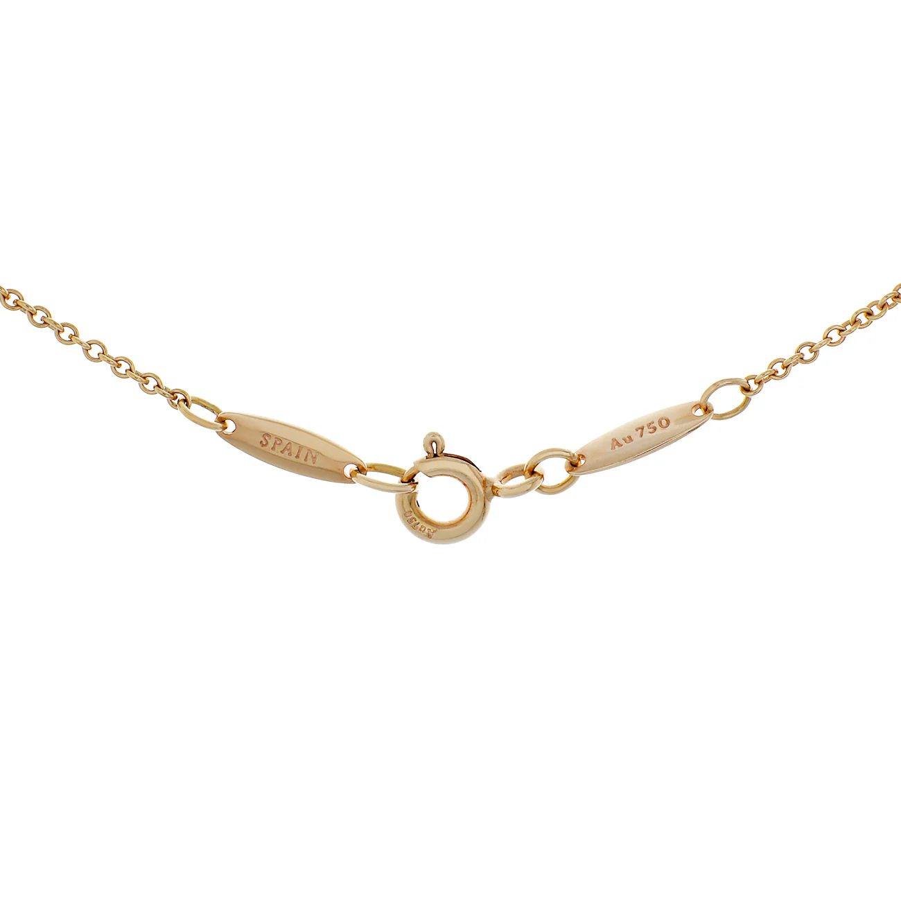 Tiffany & Co. 18K Rose Gold 9mm Bean Pendant - Image 4