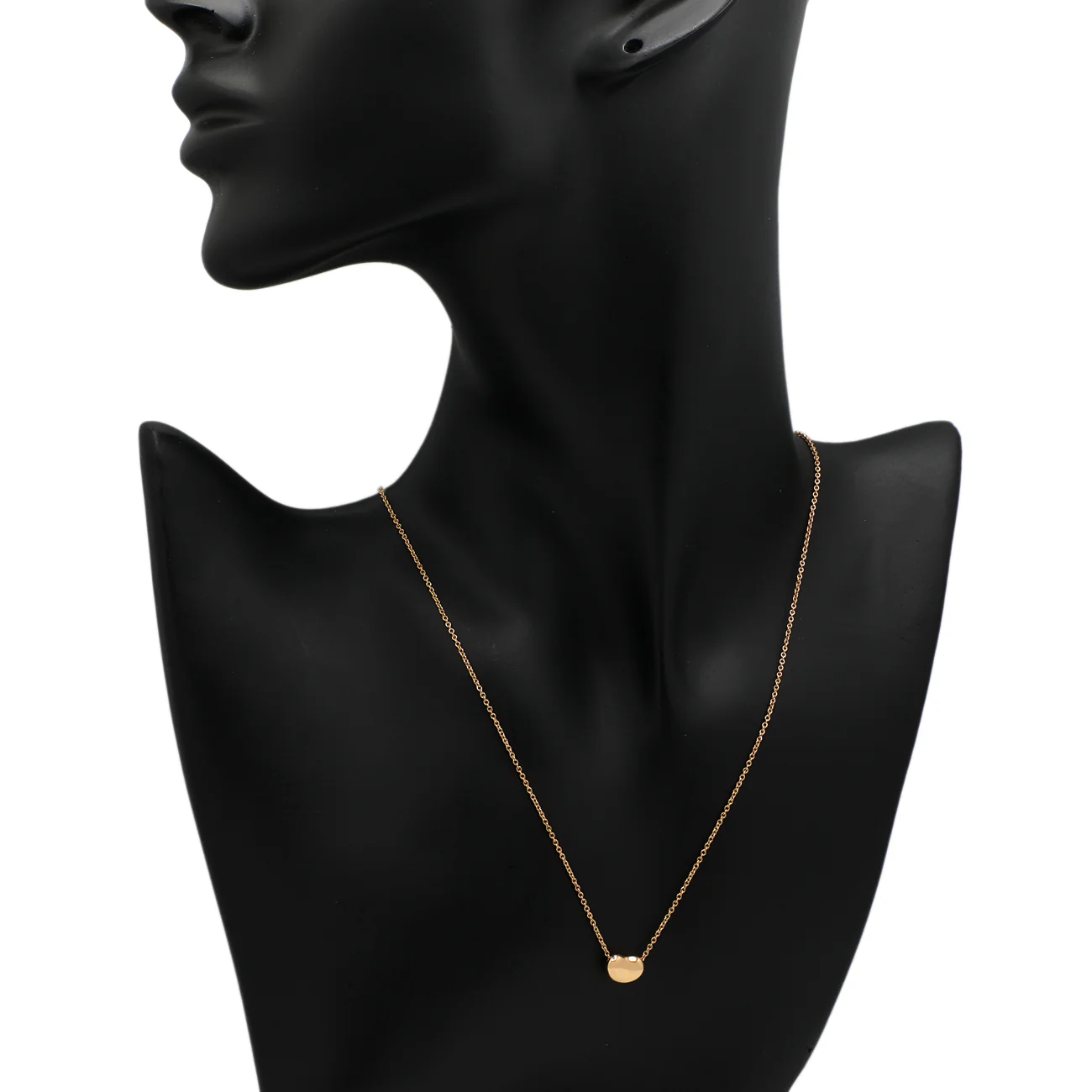 Tiffany & Co. 18K Rose Gold 9mm Bean Pendant - Image 5