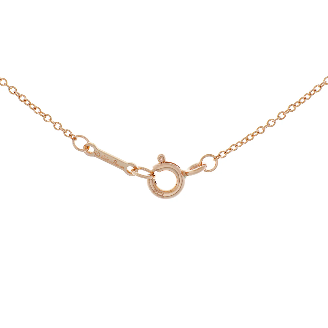 Tiffany & Co. 18K Rose Gold Diamond Paloma's Graffiti Love Pendant - Image 4