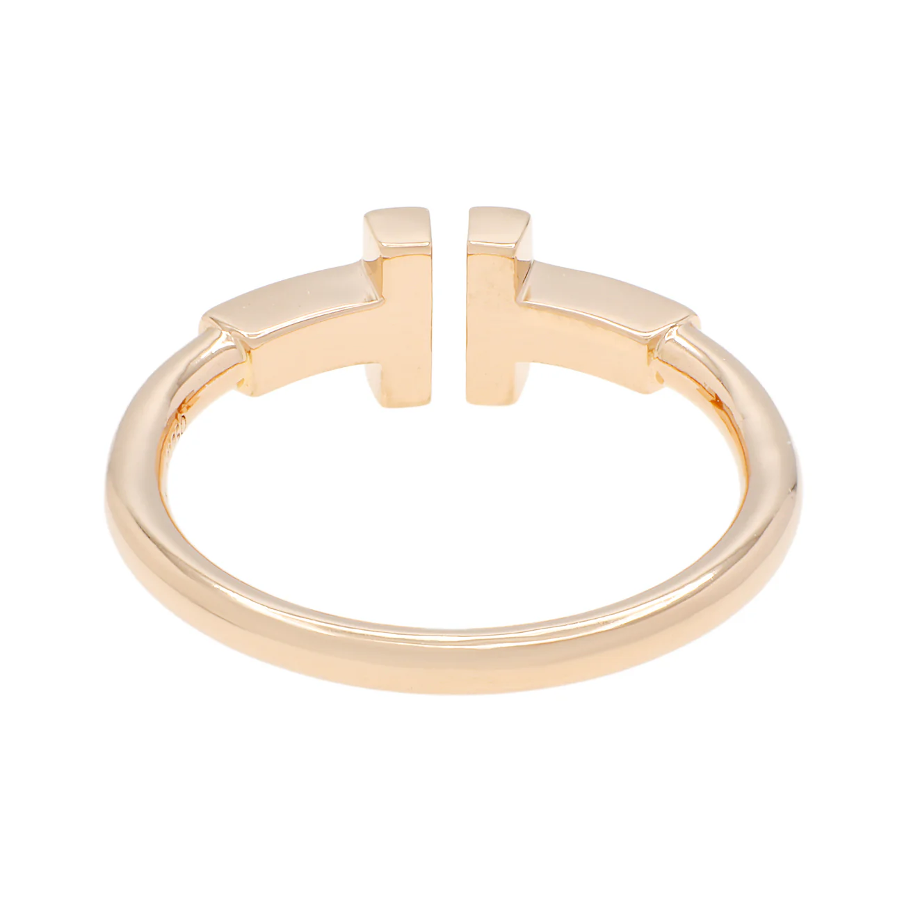 Tiffany & Co. 18K Rose Gold T Wire Ring - Image 3