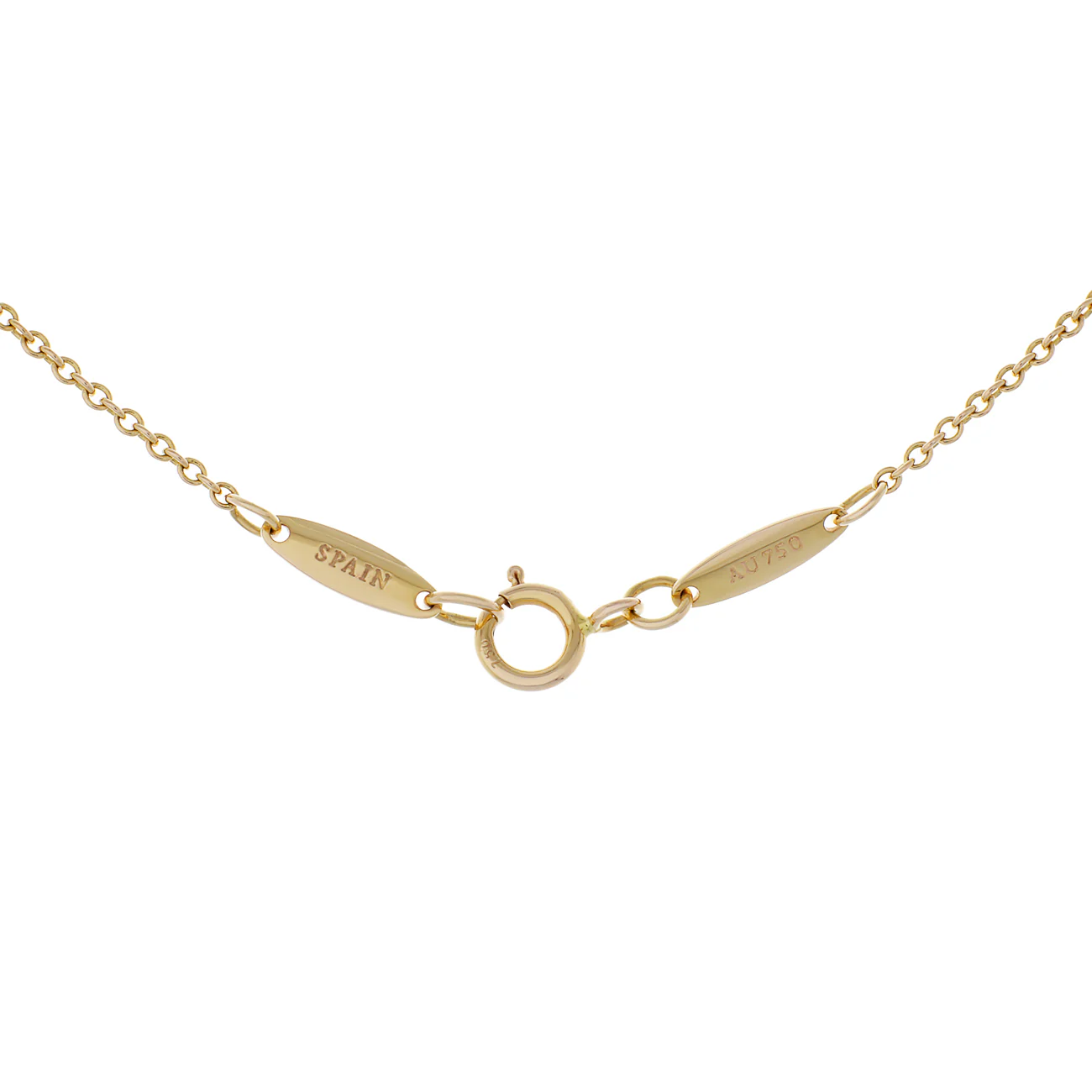 Tiffany & Co. 18K Yellow Gold 0.17 Carat Diamonds by the Yard Single Pendant - Image 4