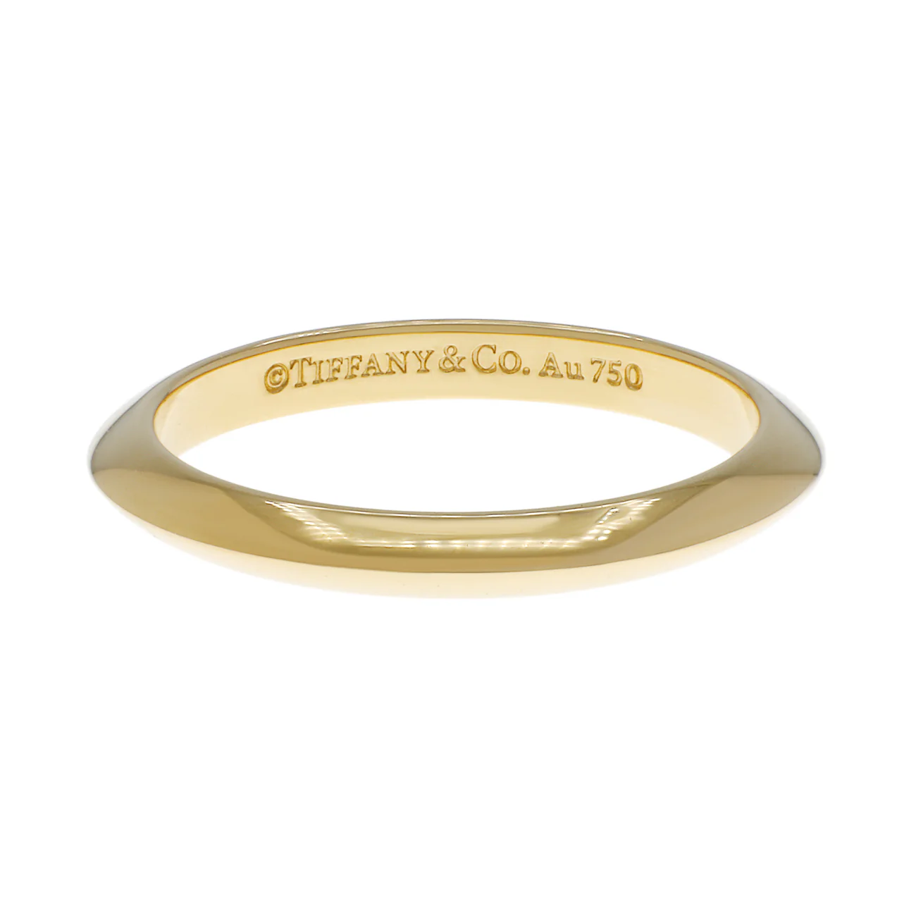 Tiffany & Co. 18K Yellow Gold Classic Wedding Band Ring