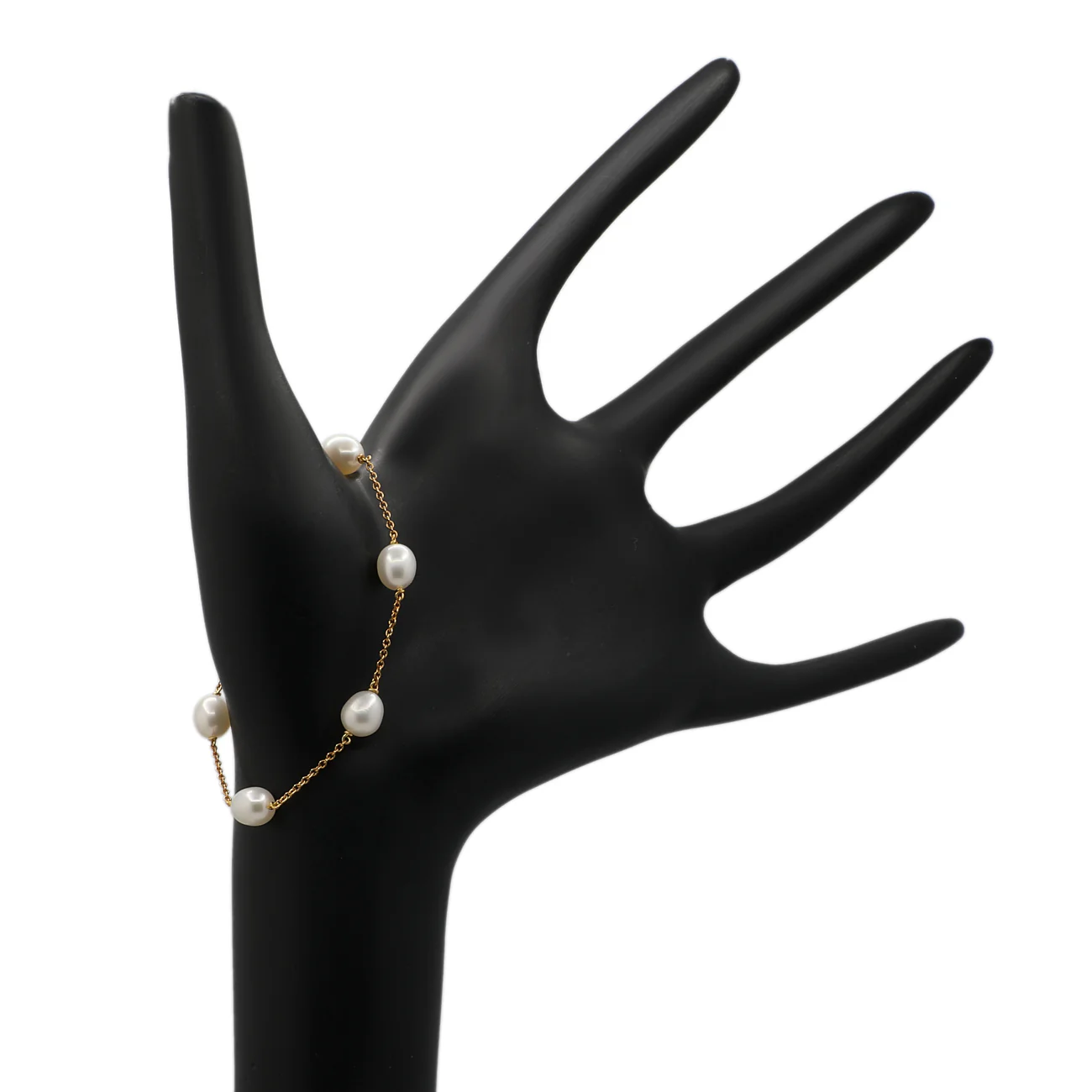 Tiffany & Co. 18K Yellow Gold Elsa Peretti Pearls by the Yard Bracelet - Image 3