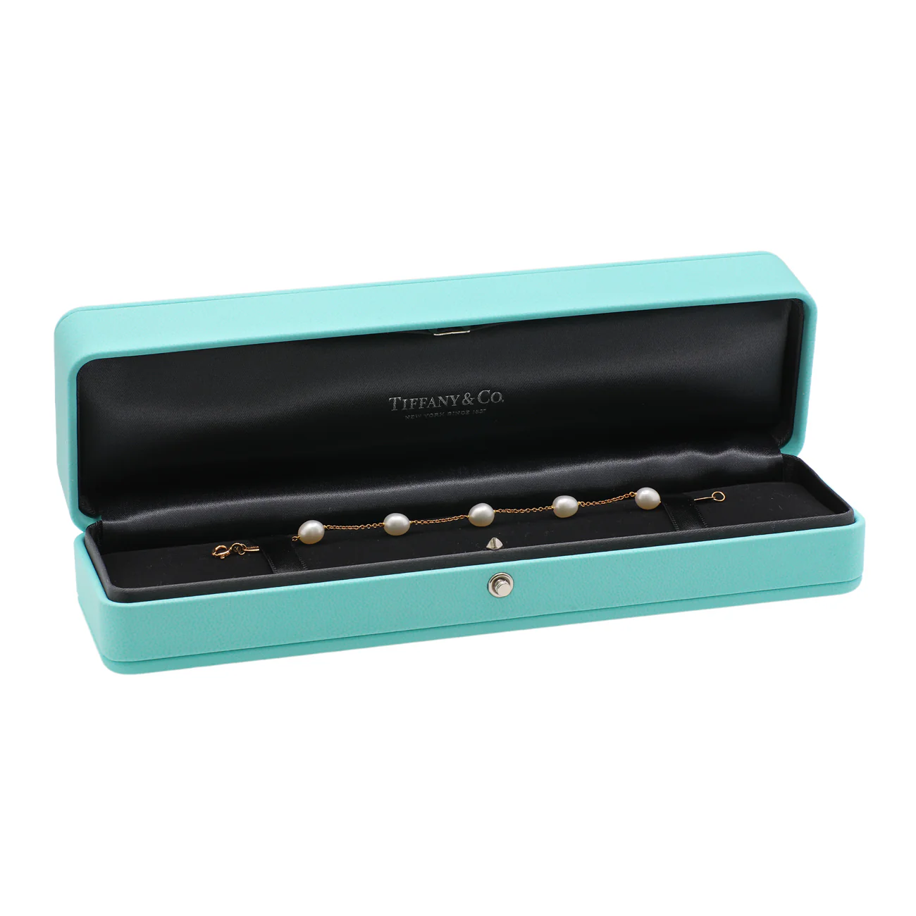 Tiffany & Co. 18K Yellow Gold Elsa Peretti Pearls by the Yard Bracelet - Image 4