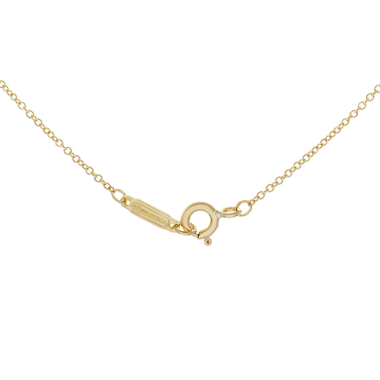 Tiffany & Co. 18K Yellow Gold Heart Key Pendant - Image 2