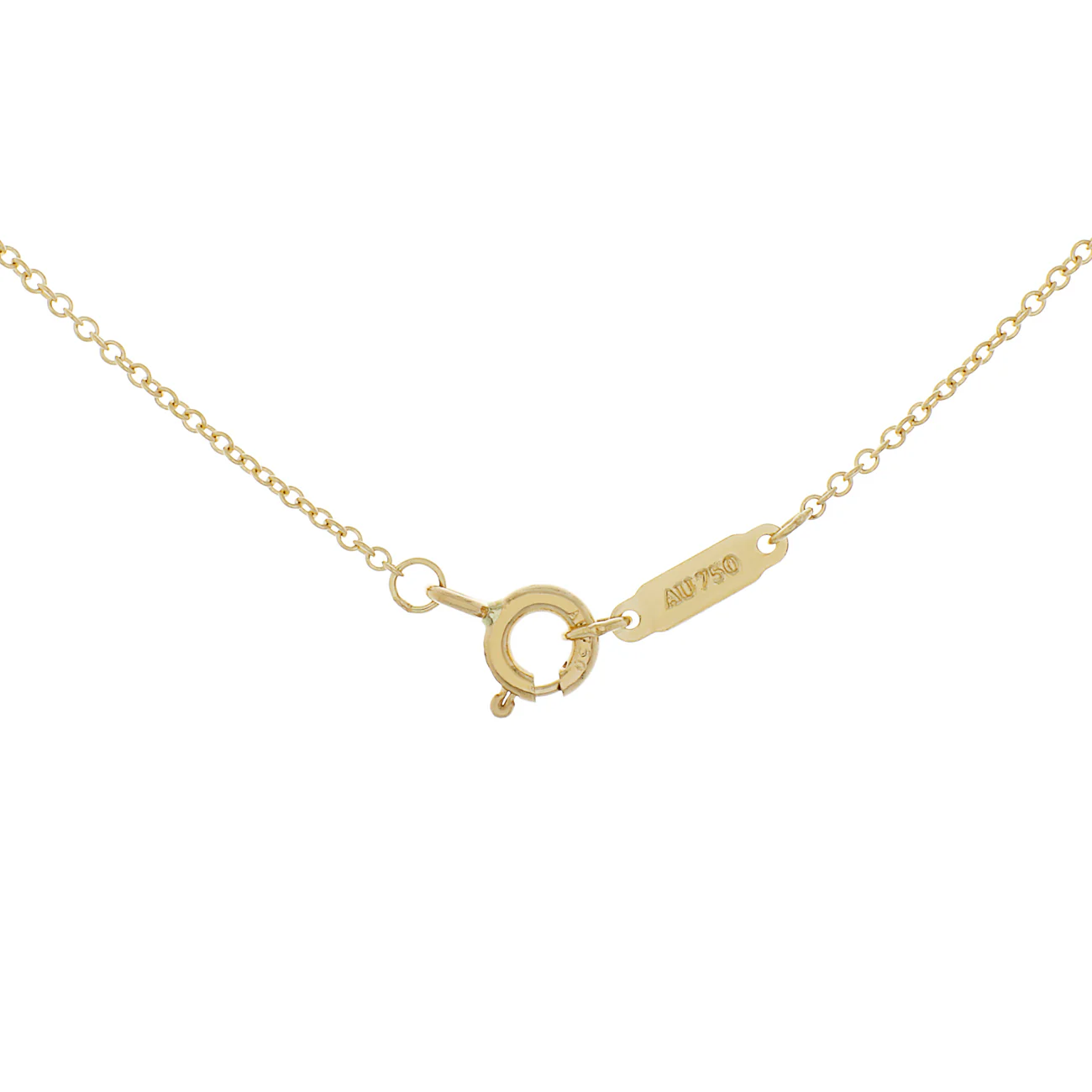Tiffany & Co. 18K Yellow Gold Heart Key Pendant - Image 3