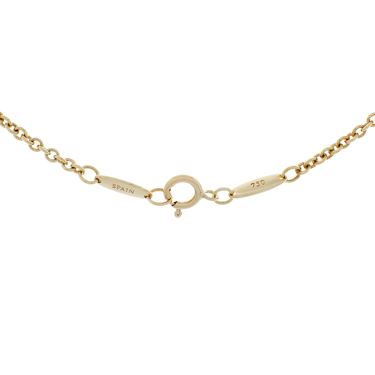 Tiffany & Co. 18K Yellow Gold Open Heart Lariat Necklace - Image 4