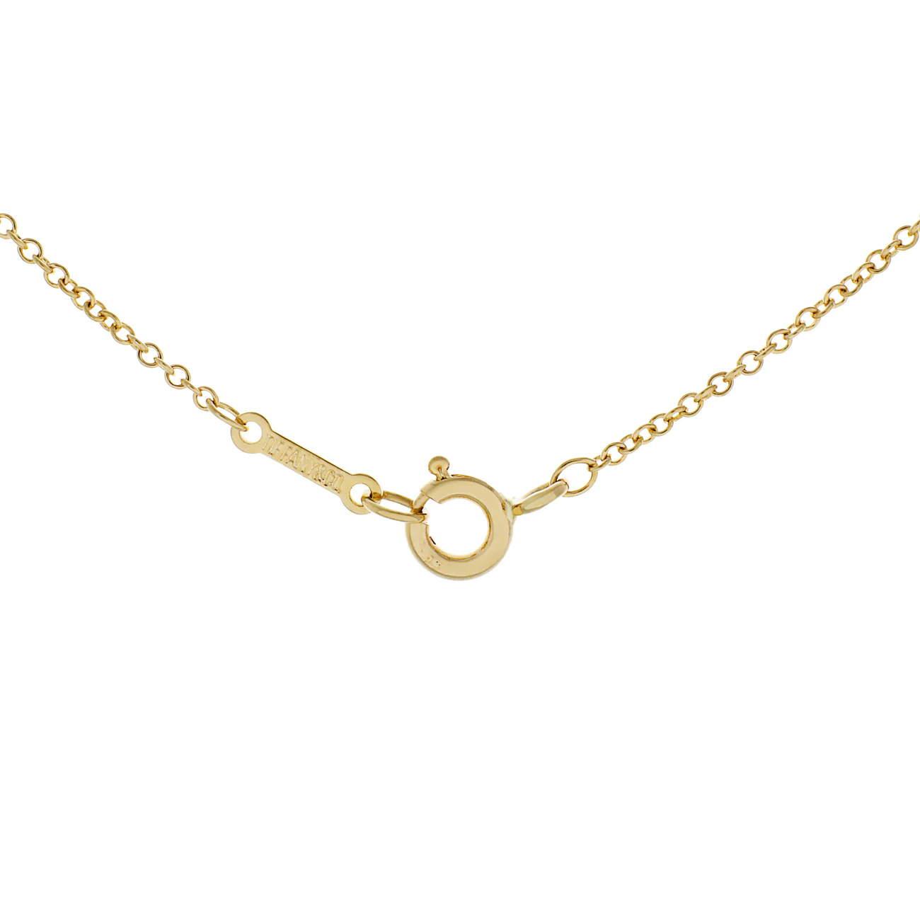 Tiffany & Co. 18K Yellow Gold Paloma Picasso Graffiti X Pendant Necklace - Image 3