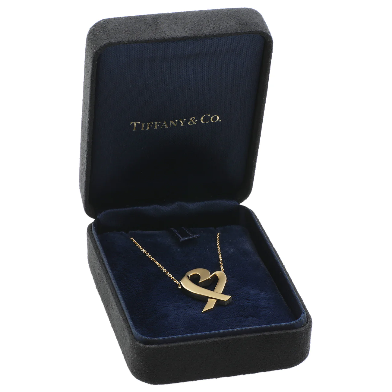 Tiffany & Co. 18K Yellow Gold Paloma Picasso Loving Heart Pendant Necklace - Image 6