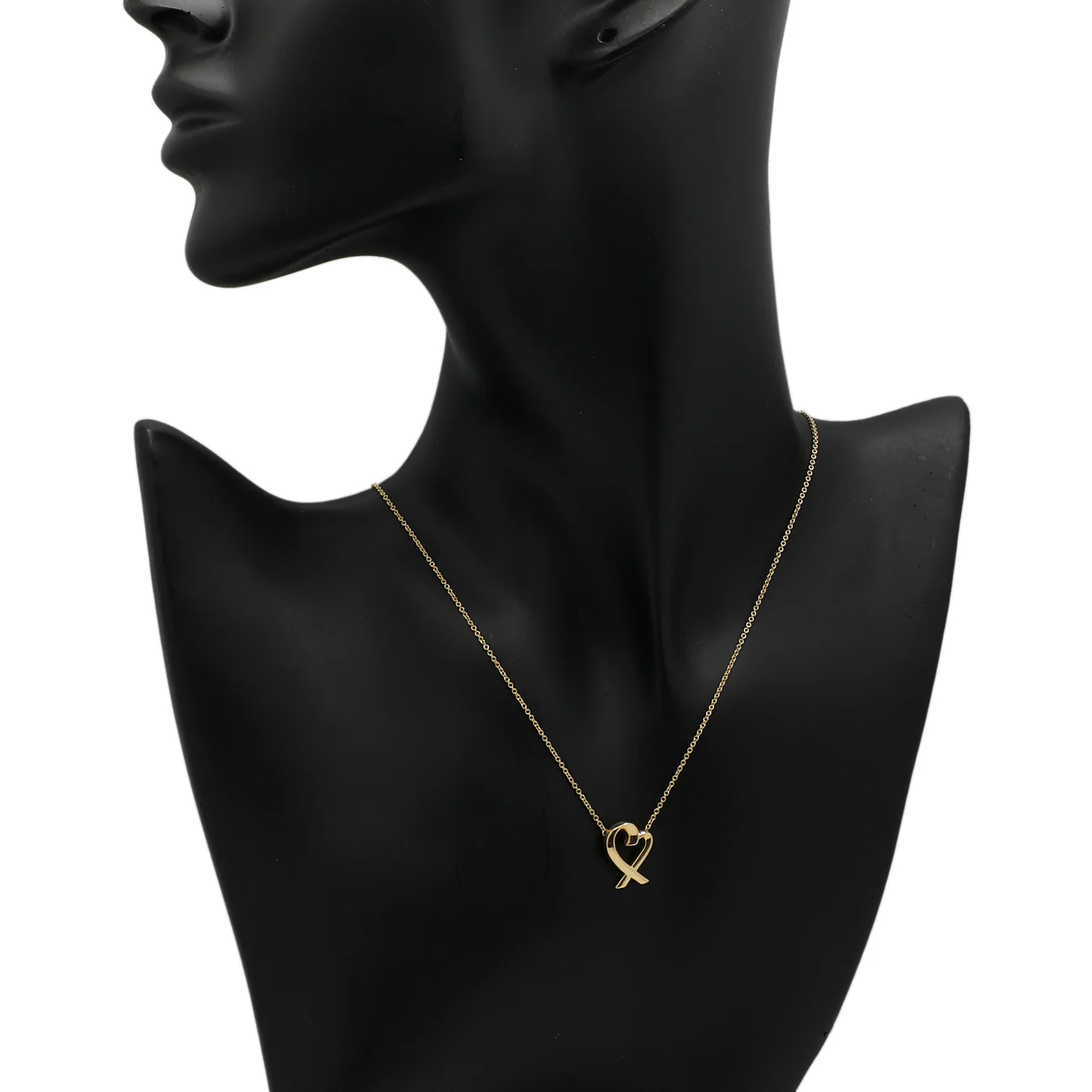 Tiffany & Co. 18K Yellow Gold Paloma Picasso Loving Heart Pendant - Image 5