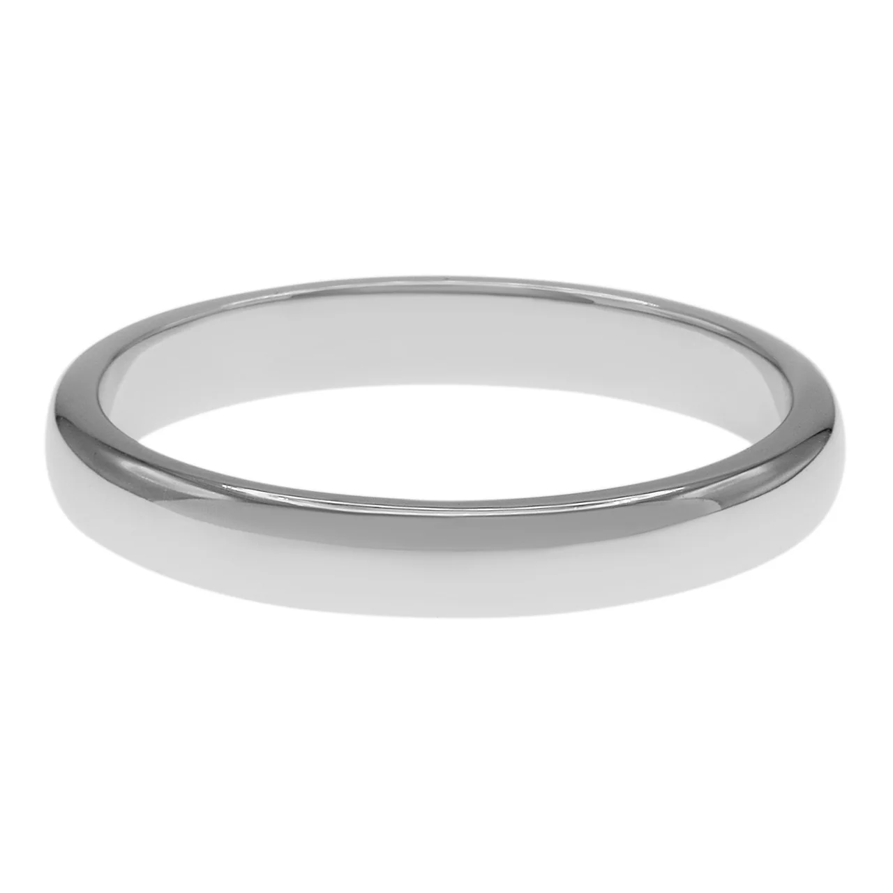 Tiffany & Co. Platinum 3mm Wedding Band Ring - Image 2