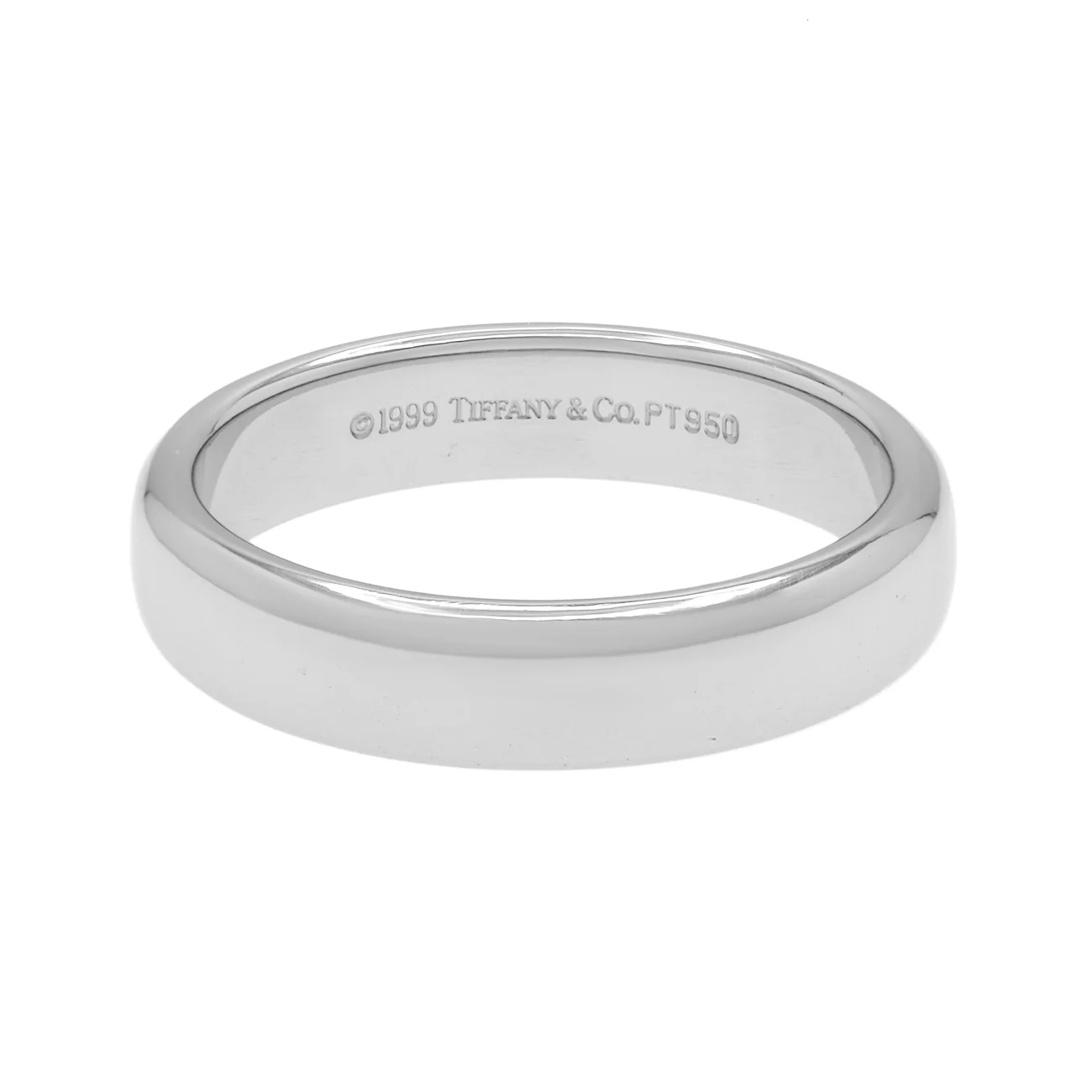Tiffany & Co. Platinum 4.5mm Wedding Band Ring