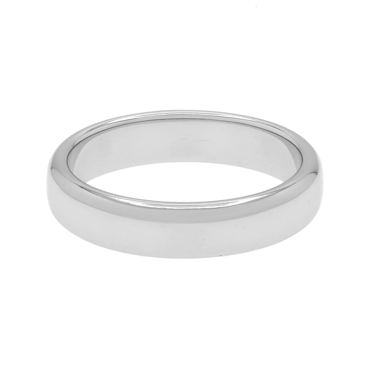 Tiffany & Co. Platinum 4.5mm Wedding Band Ring - Image 2