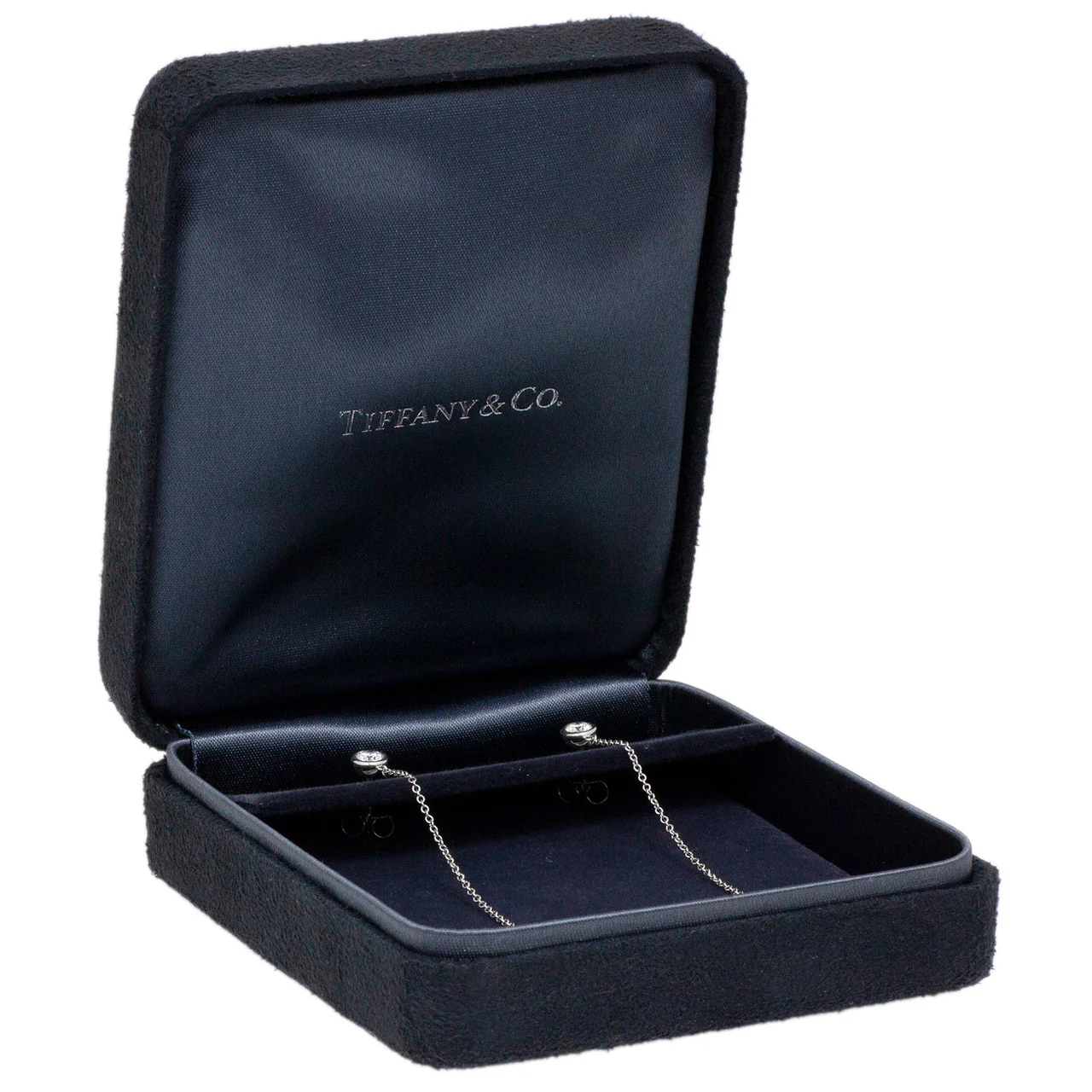 Tiffany & Co. Platinum Diamond by the Yard Drop Earrings - Image 4