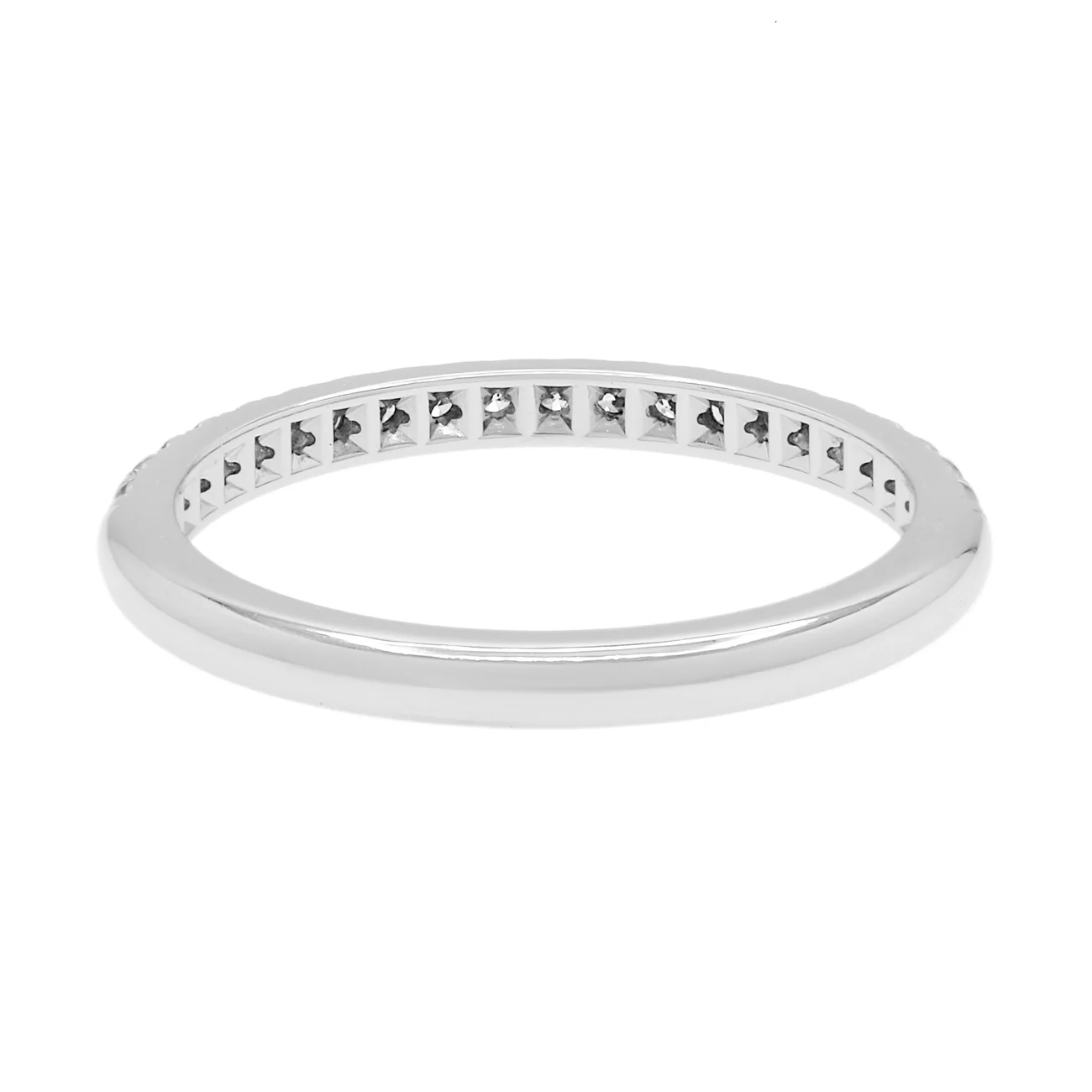 Tiffany & Co. Platinum Diamond Soleste Half Eternity Ring - Image 3