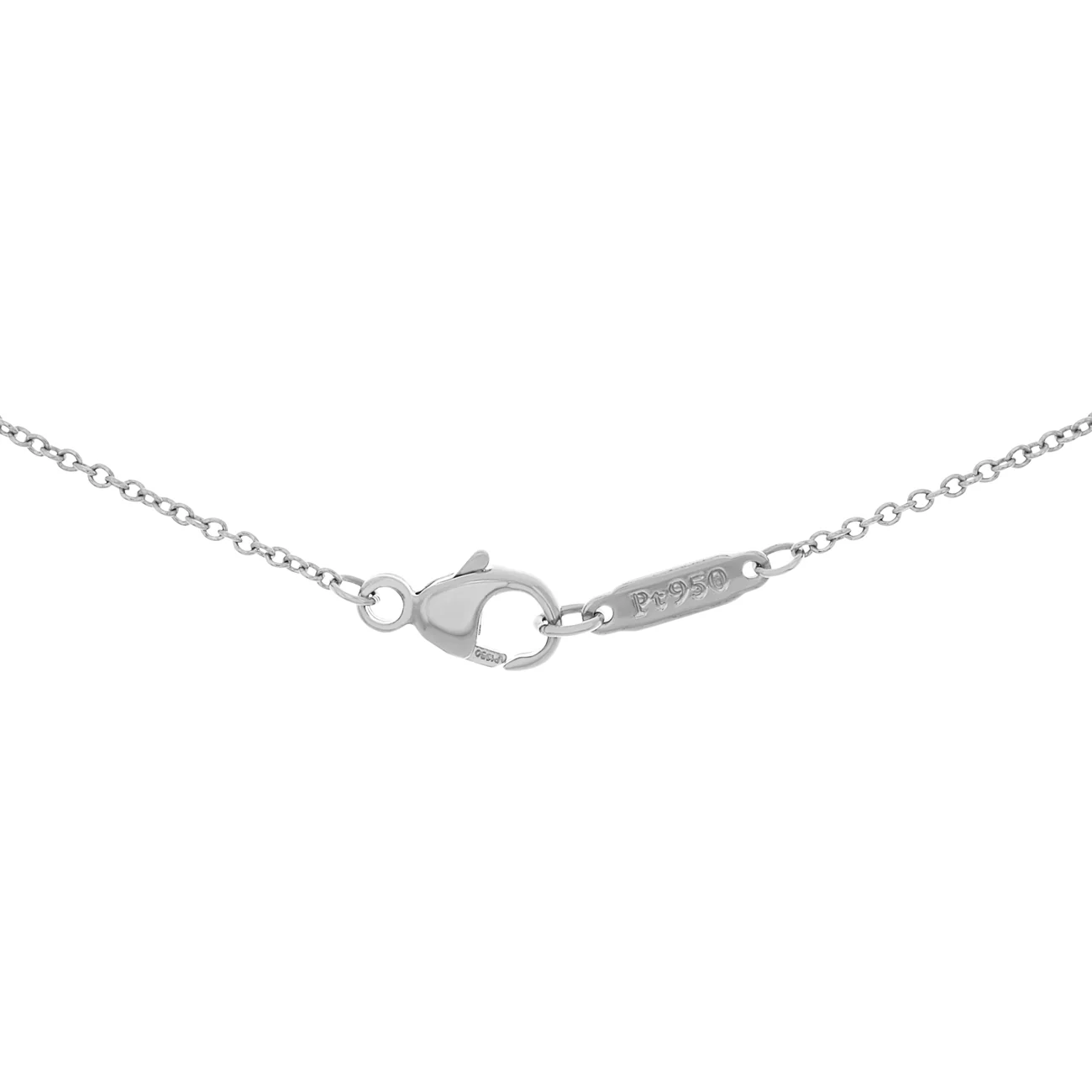 Tiffany & Co. Platinum Diamond Victoria Key Cluster Pendant - Image 4