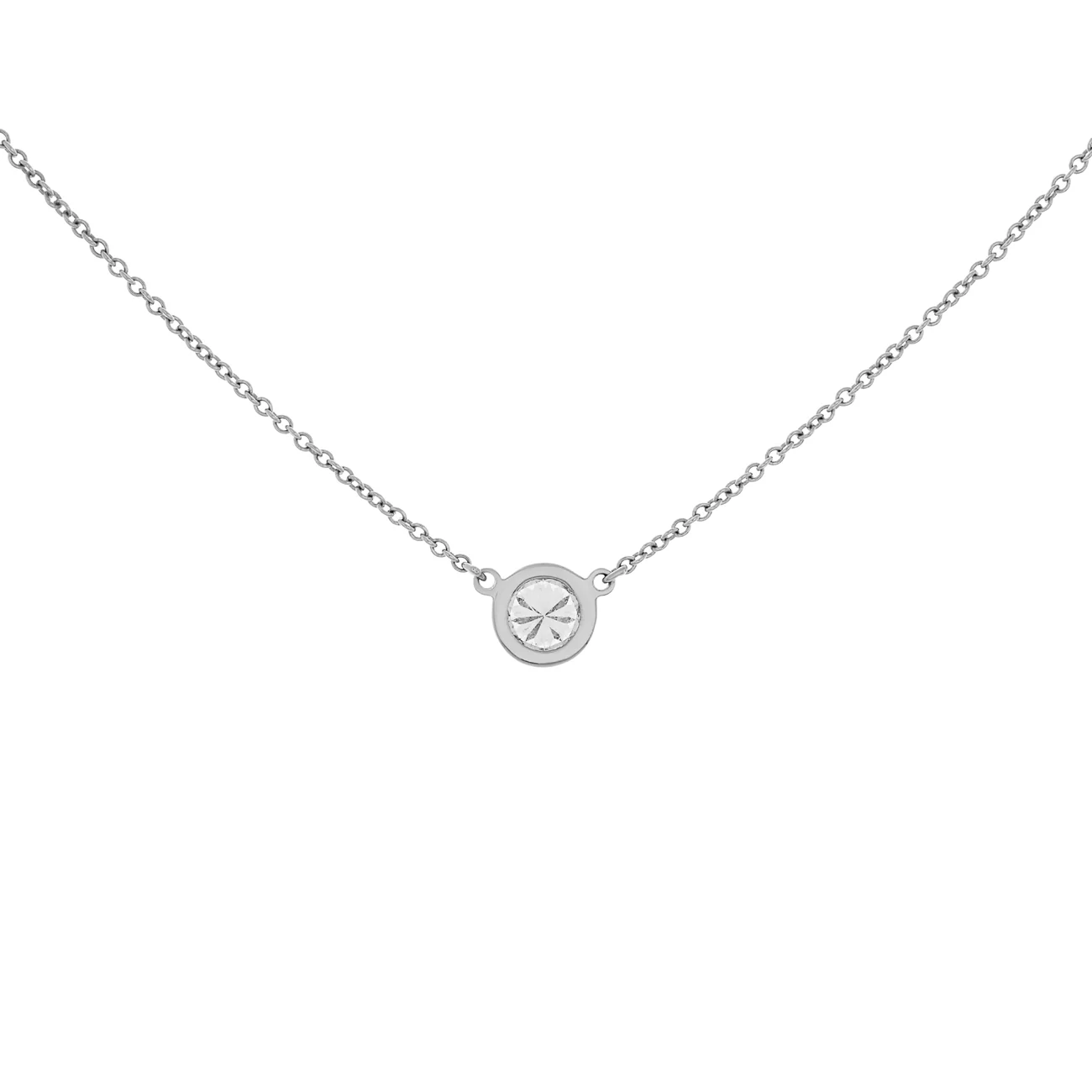 Tiffany & Co. Platinum Diamonds by the Yard Pendant Necklace - Image 2