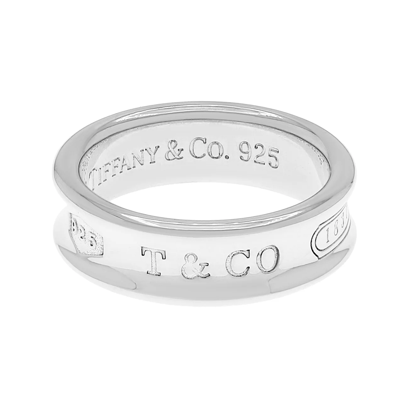 Tiffany & Co. Sterling Silver 1837 Ring