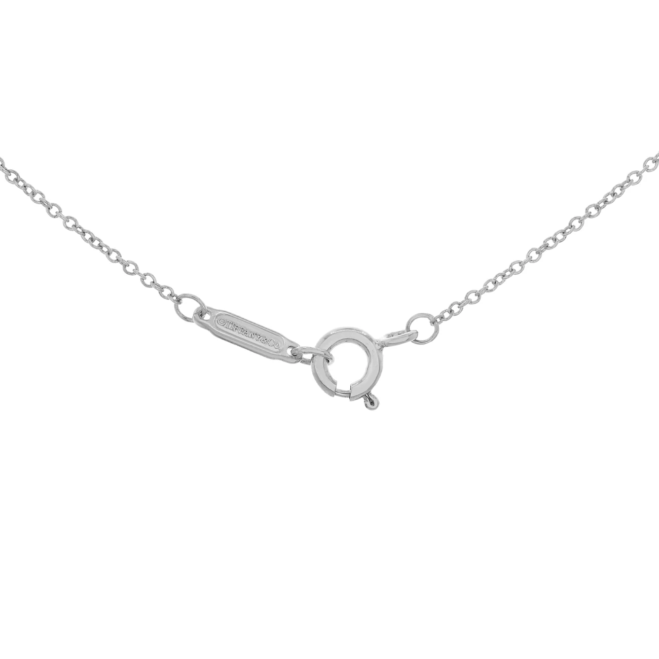 Tiffany & Co. Sterling Silver 18K Rose Gold Double Open Heart Pendant Necklace - Image 3
