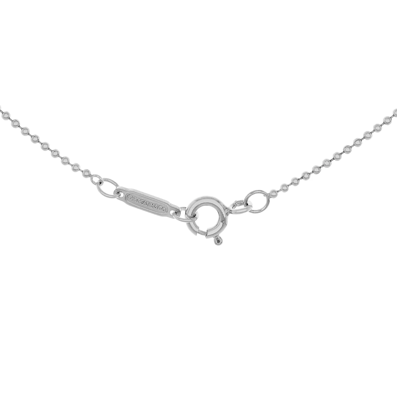 Tiffany & Co. Sterling Silver Diamond Small Daisy Key Pendant - Image 3