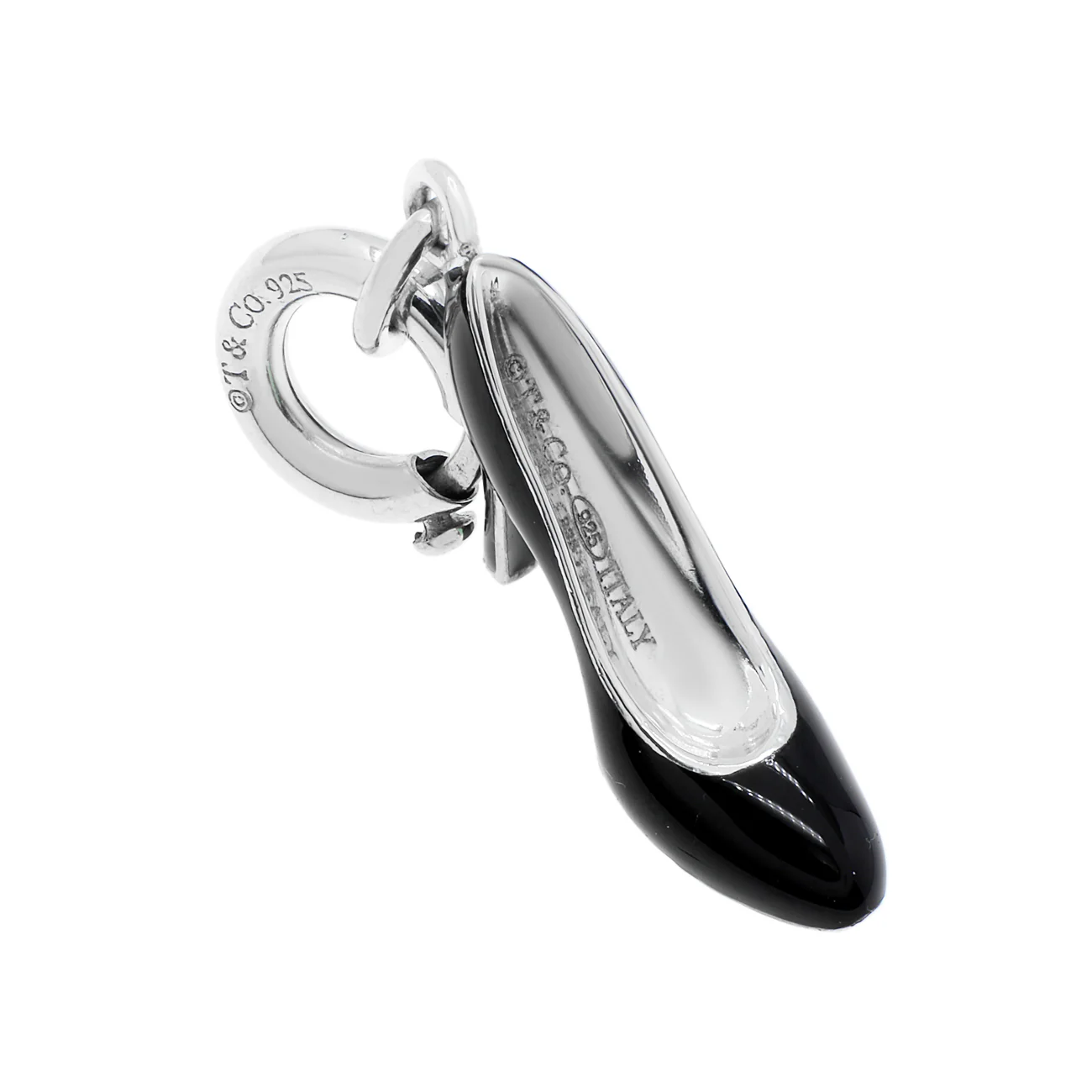 Tiffany & Co. Sterling Silver Enamel Stiletto Charm - Image 3