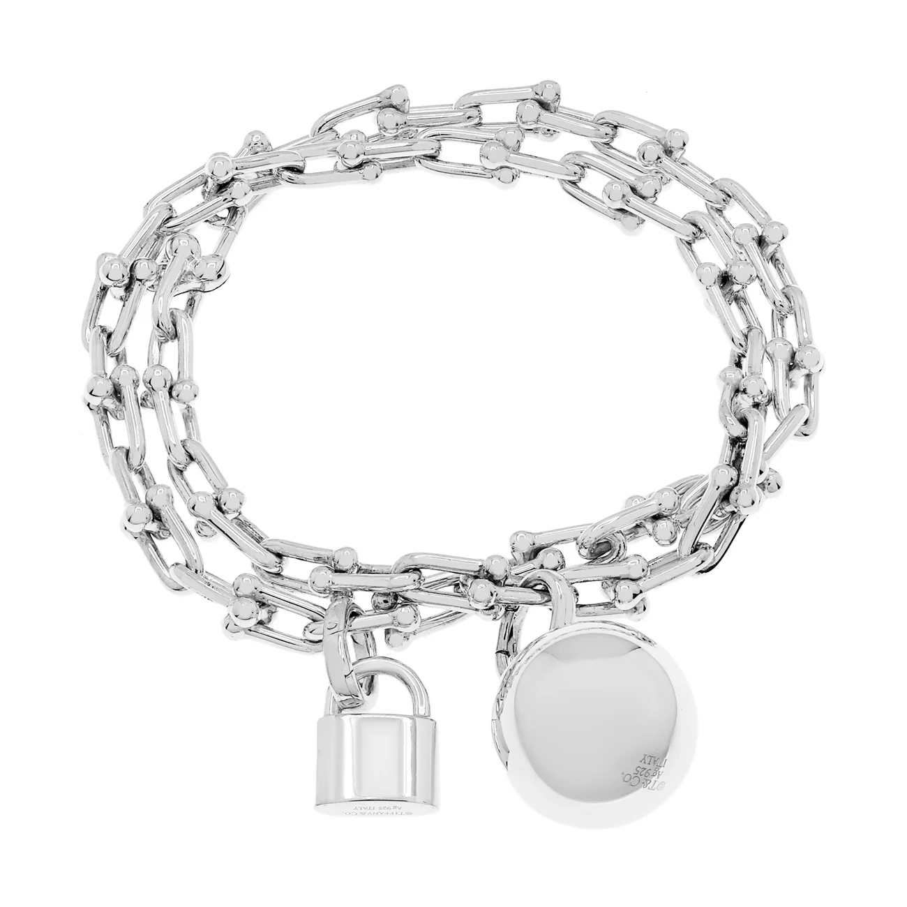Tiffany & Co. Sterling Silver HardWear Small Wrap Bracelet - Image 2