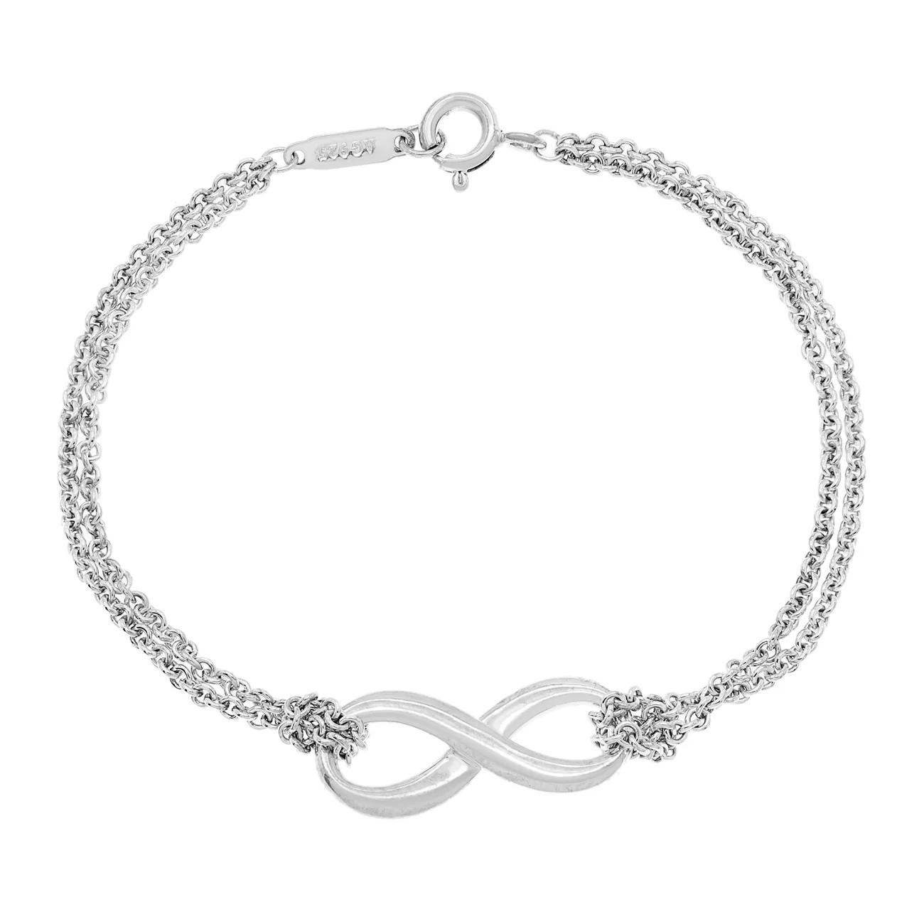 Tiffany & Co. Sterling Silver Infinity Bracelet - Image 2