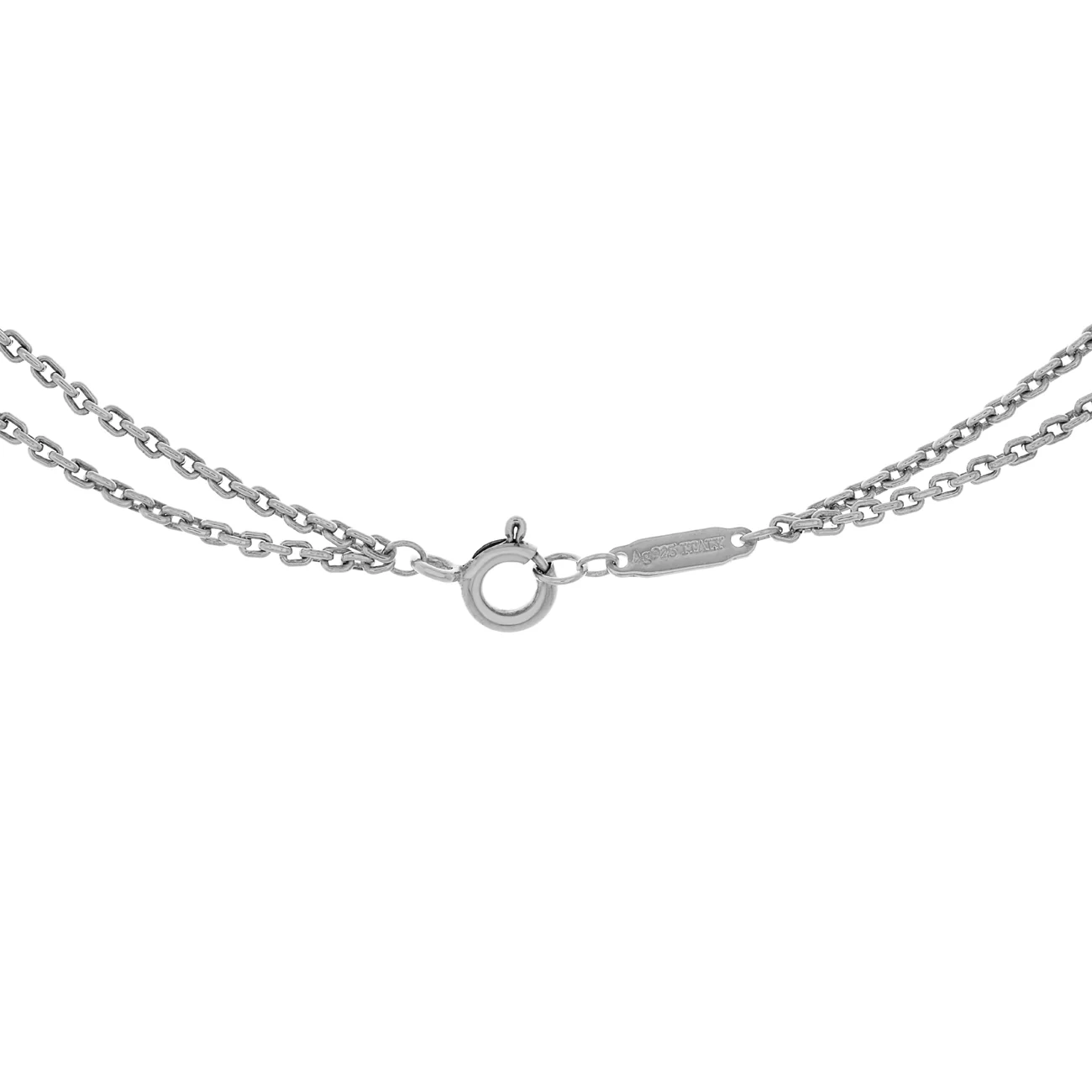 Tiffany & Co. Sterling Silver Large Double Link Pendant - Image 4