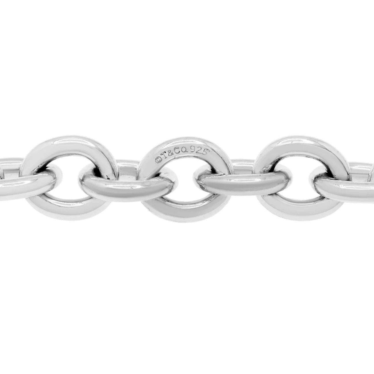 Tiffany & Co. Sterling Silver Link Bracelet - Image 2