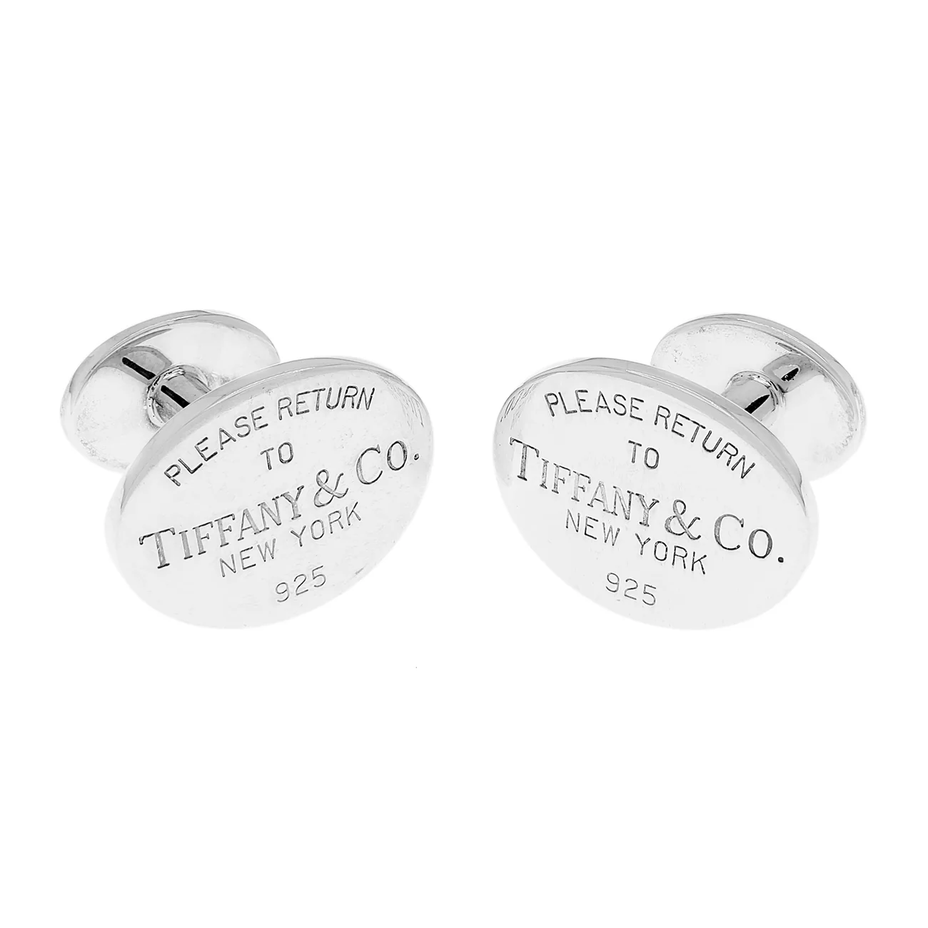 Tiffany & Co. Sterling Silver Return To Tiffany Cufflinks
